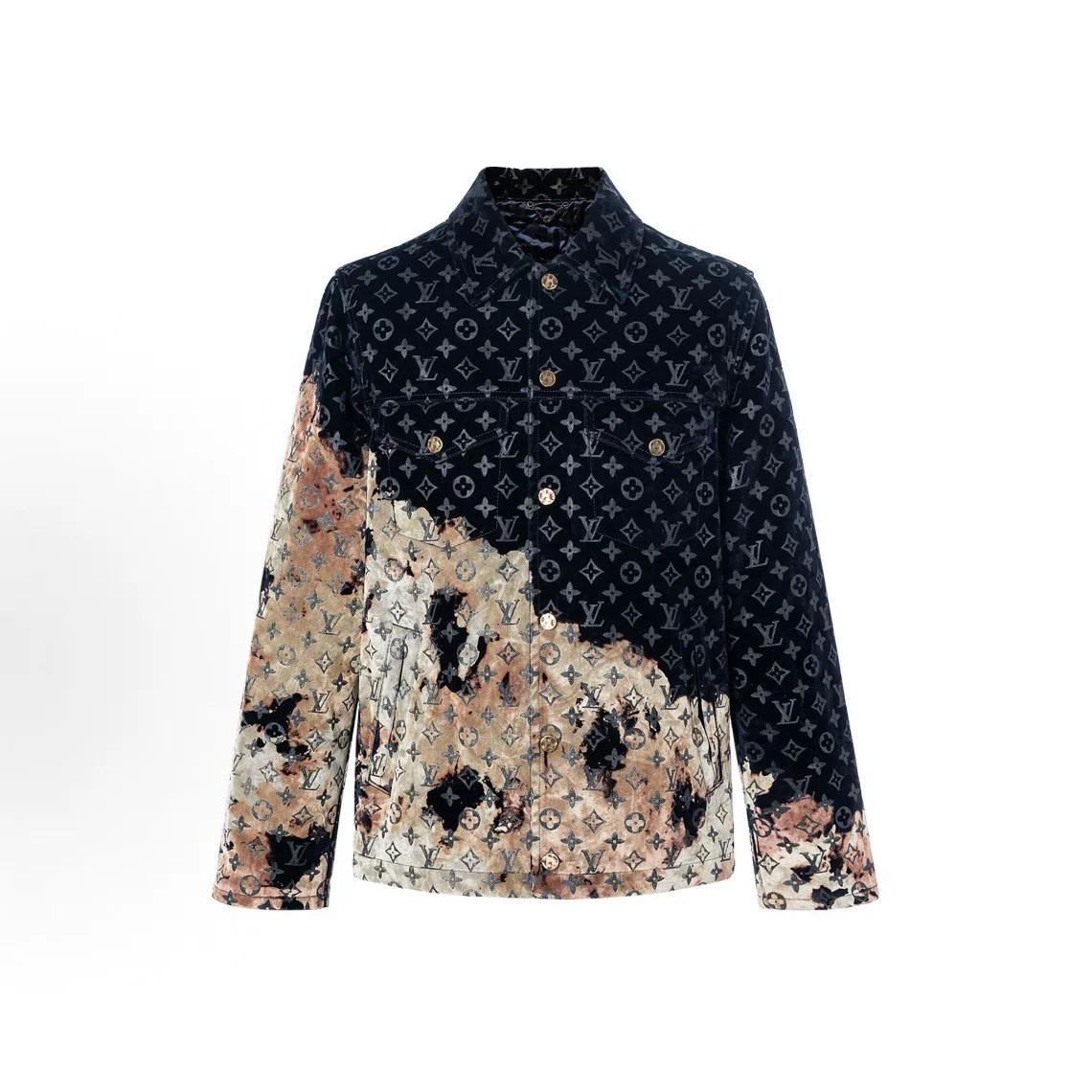 Louis Vuitton SS24 Fire Cloud Denim Jacket