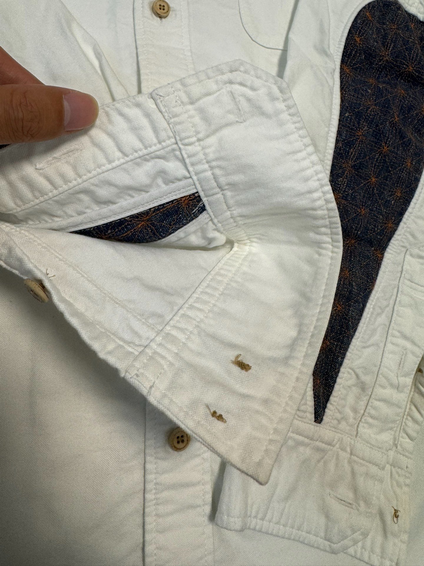 visvim Albacore White Oxford Shirt — front