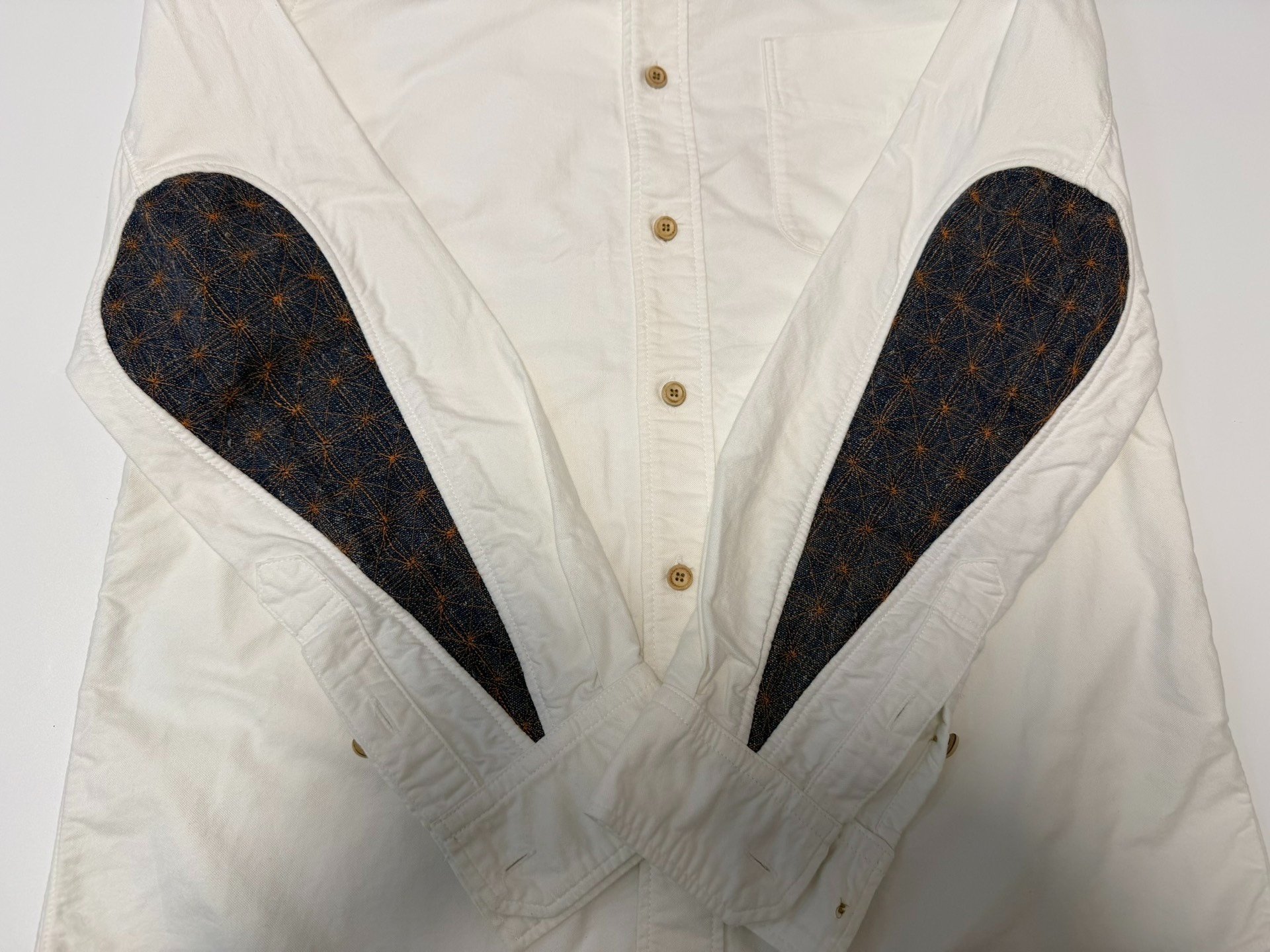 visvim Albacore White Oxford Shirt — detail