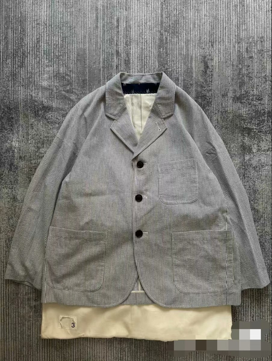 VISVIM 22SS Seersucker Suit Set — front