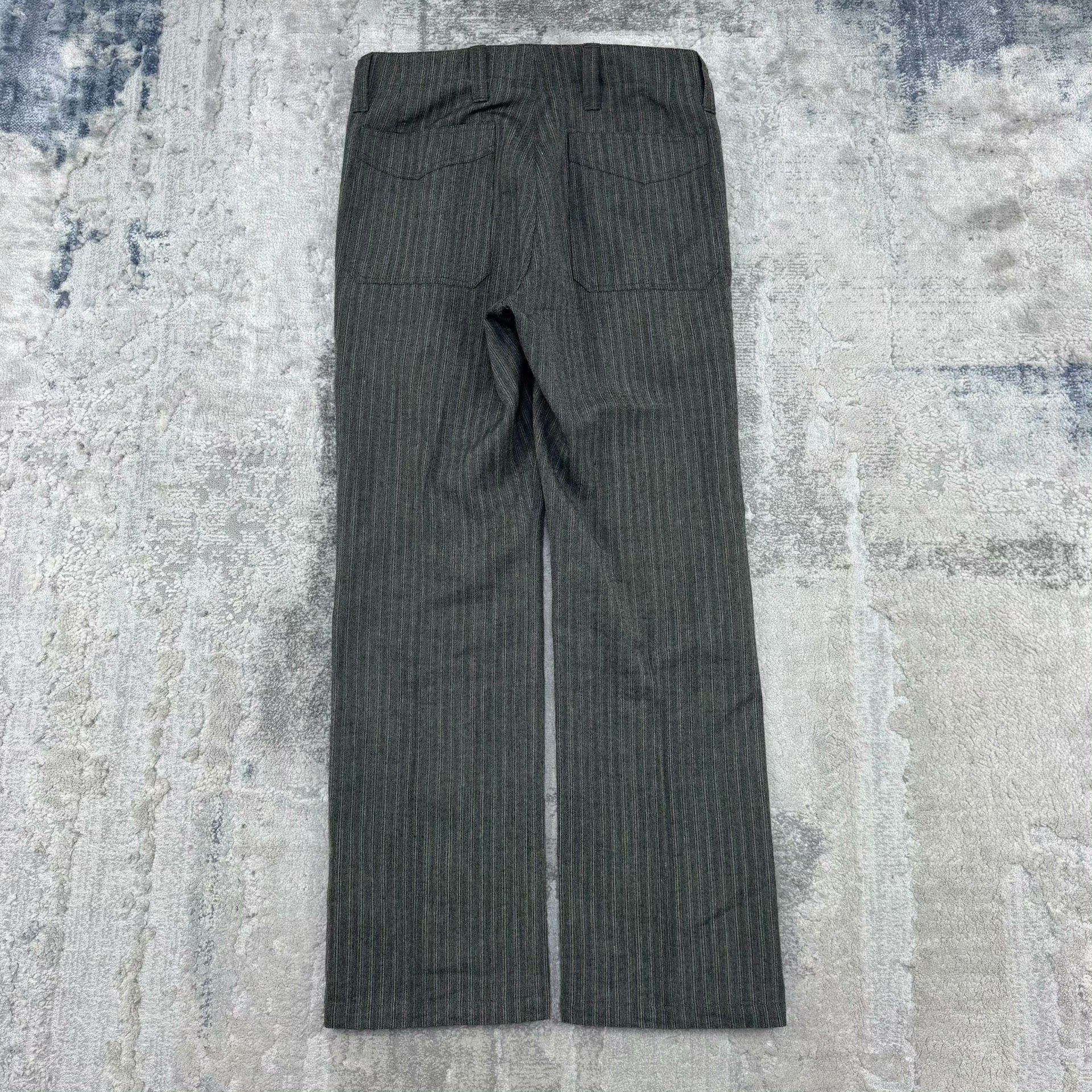 VISVIM 21SS Herringbone Straight-Leg Pants — label