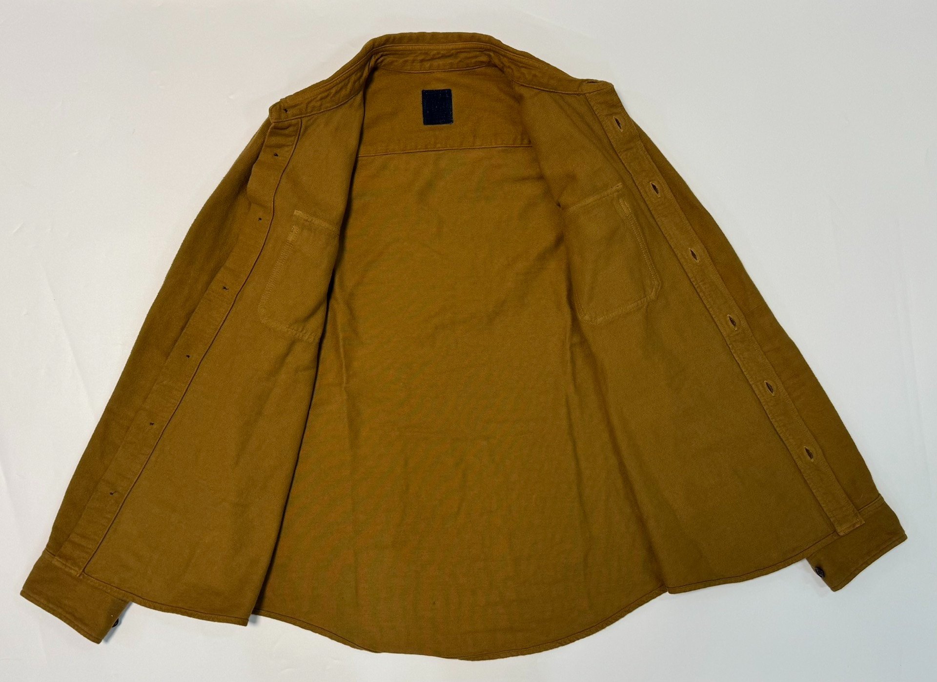 Visvim ICT Paisley Patch Work Shirt — label