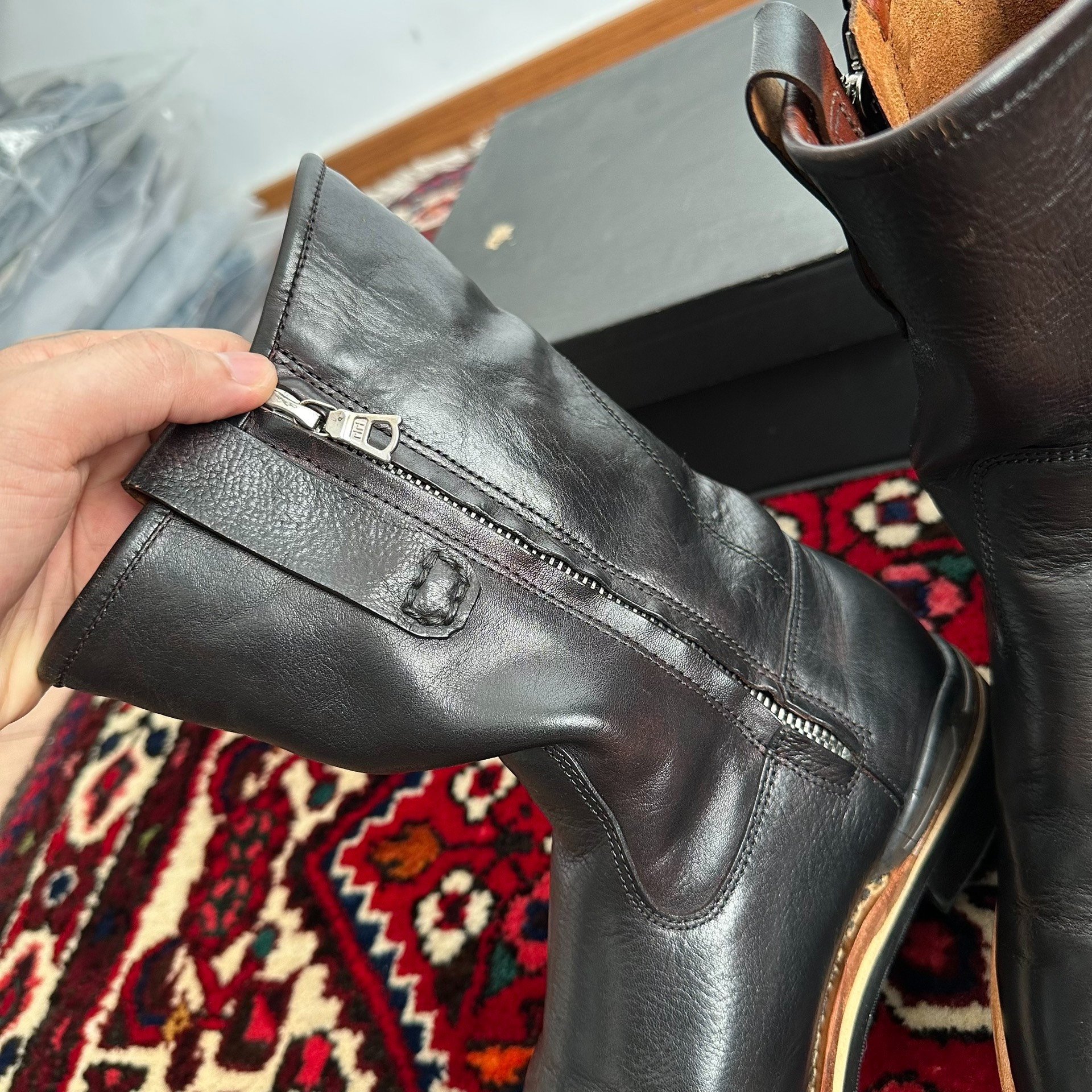 visvim 10SS Engineer Boots — detail