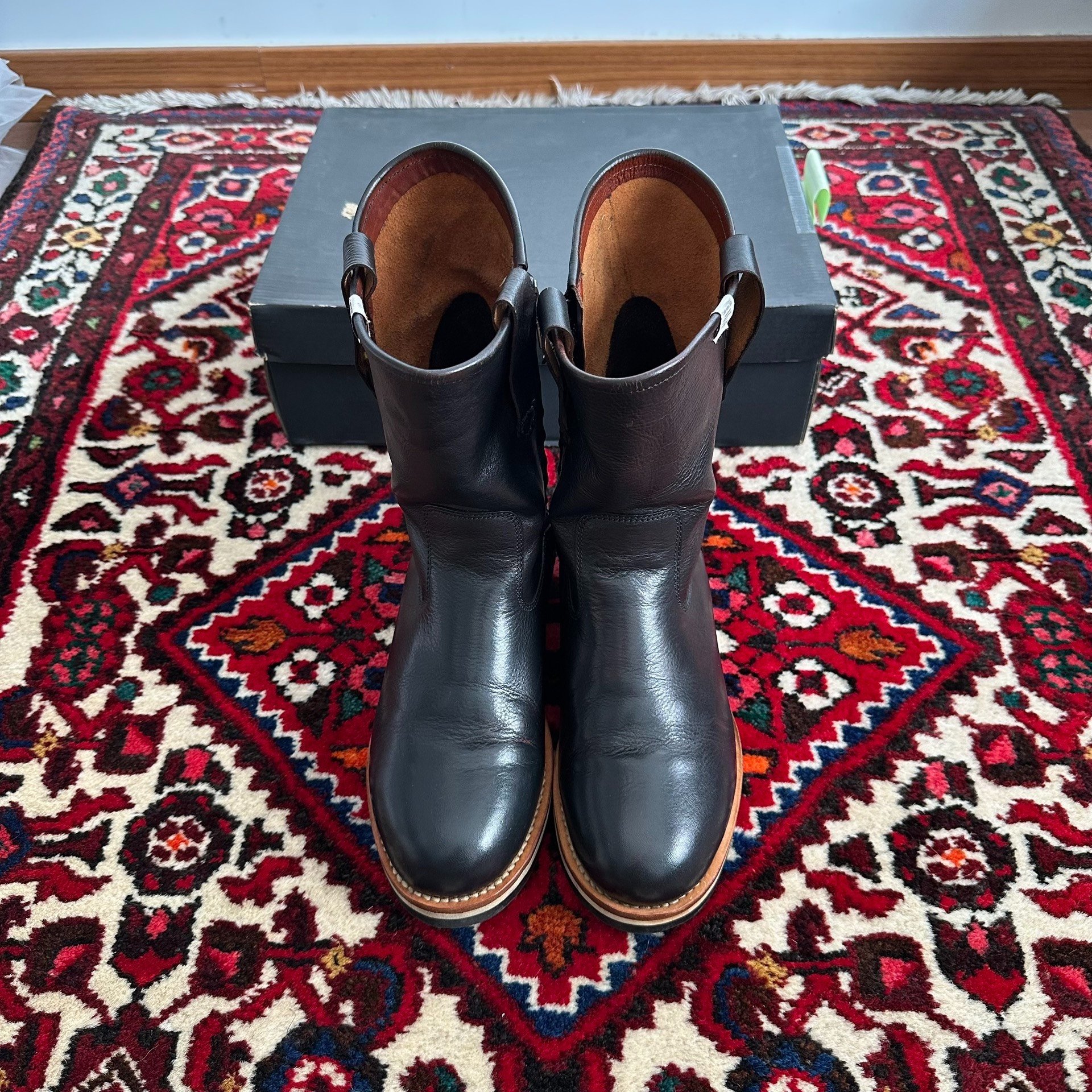 visvim 10SS Engineer Boots — front
