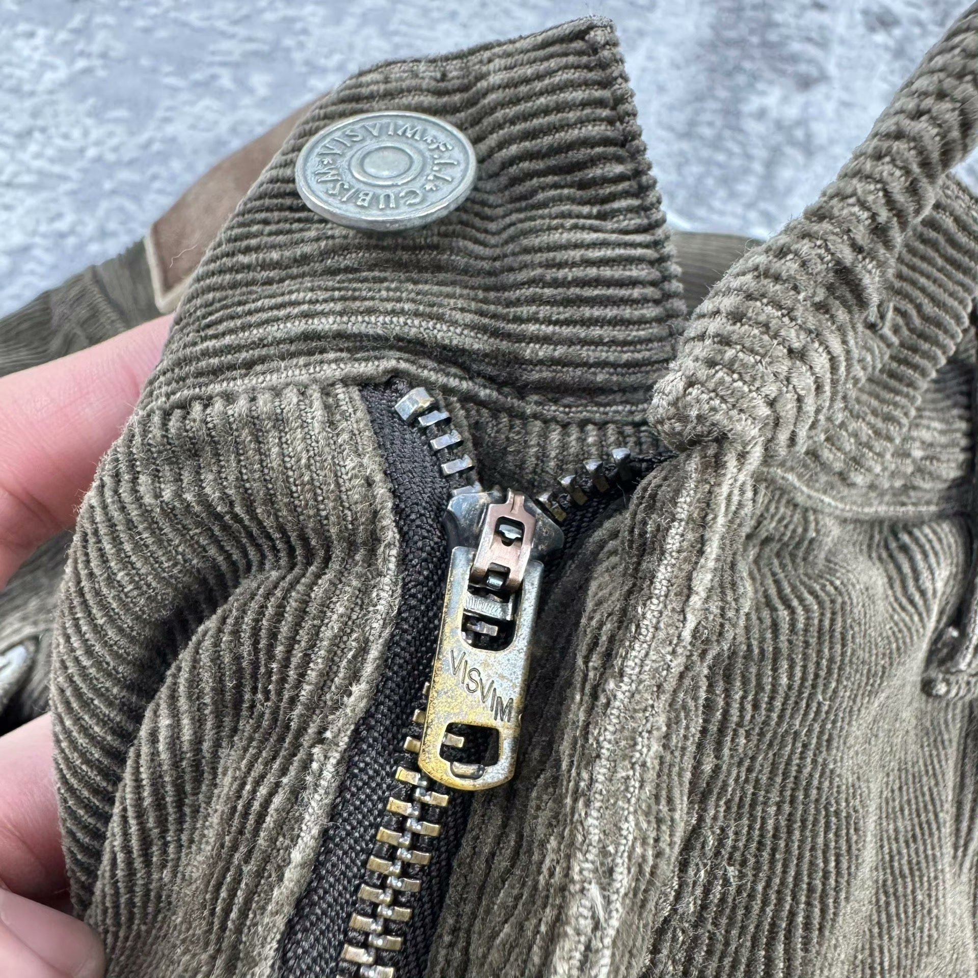 VISVIM 24AW FLUXUS 19 Corduroy Pants — label