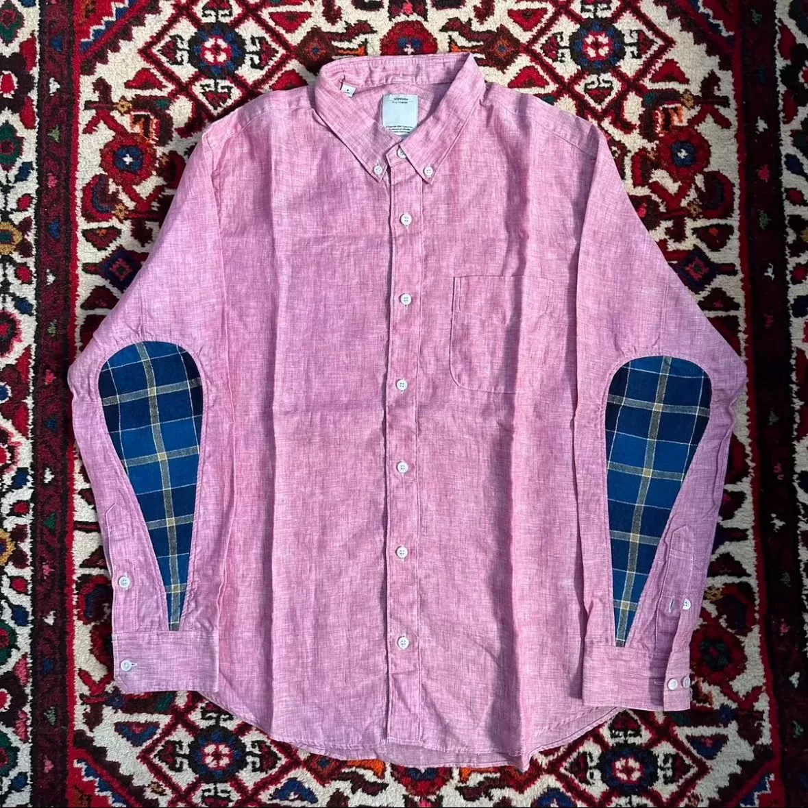 visvim 12ss ALBACORE Pink Shirt
