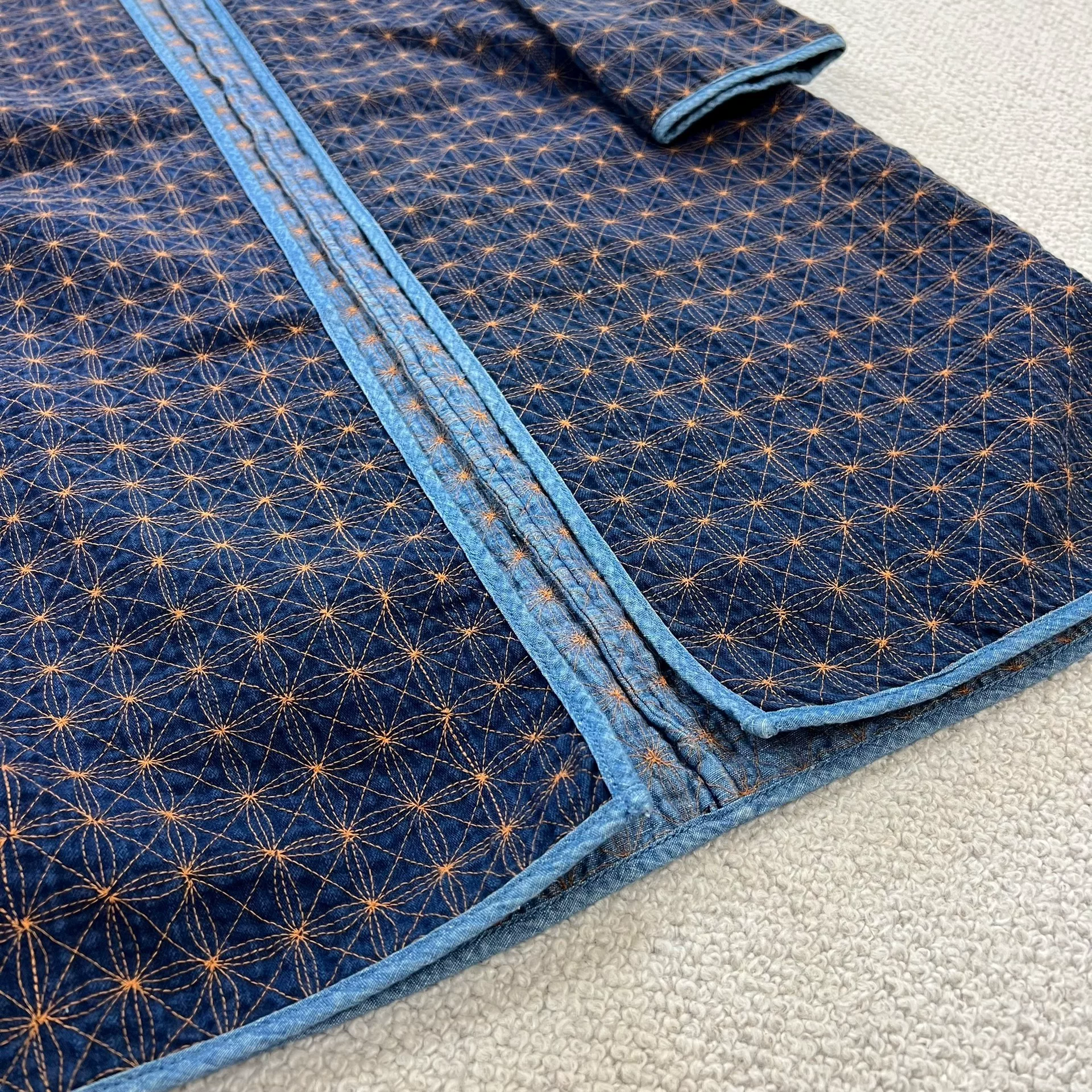 VISVIM Sashiko Sanjuro Dōgi Jacket — detail