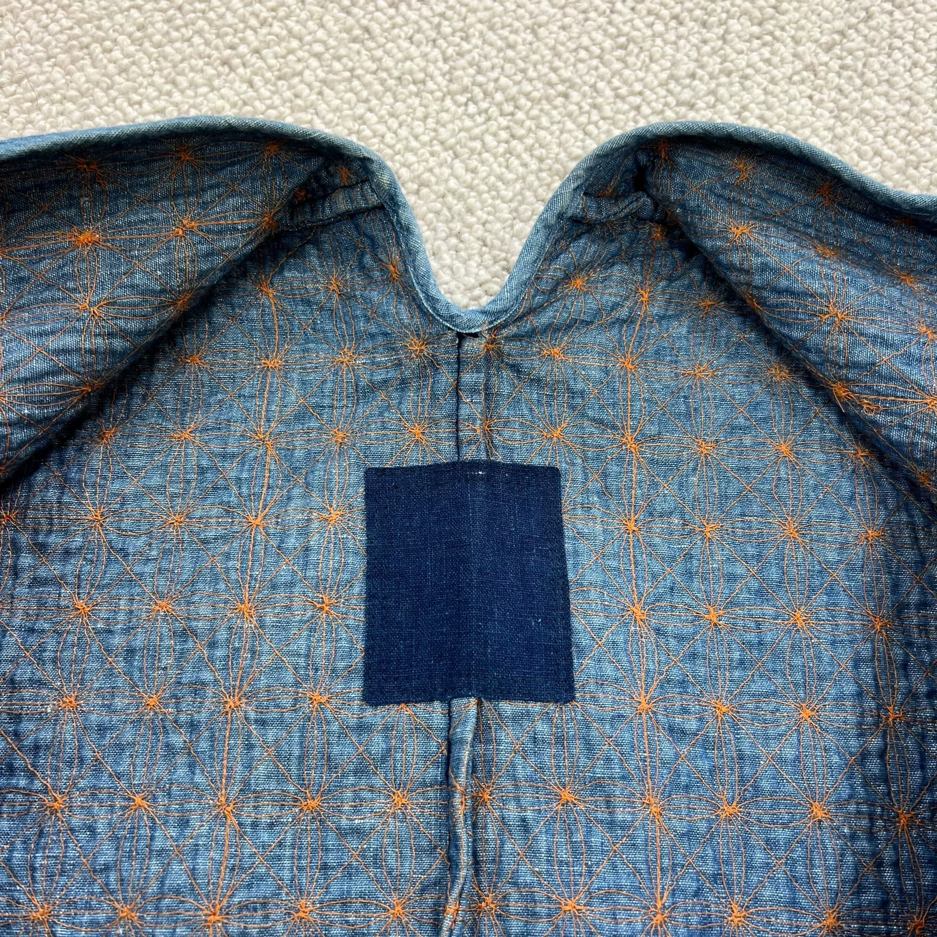 VISVIM Sashiko Sanjuro Dōgi Jacket — back