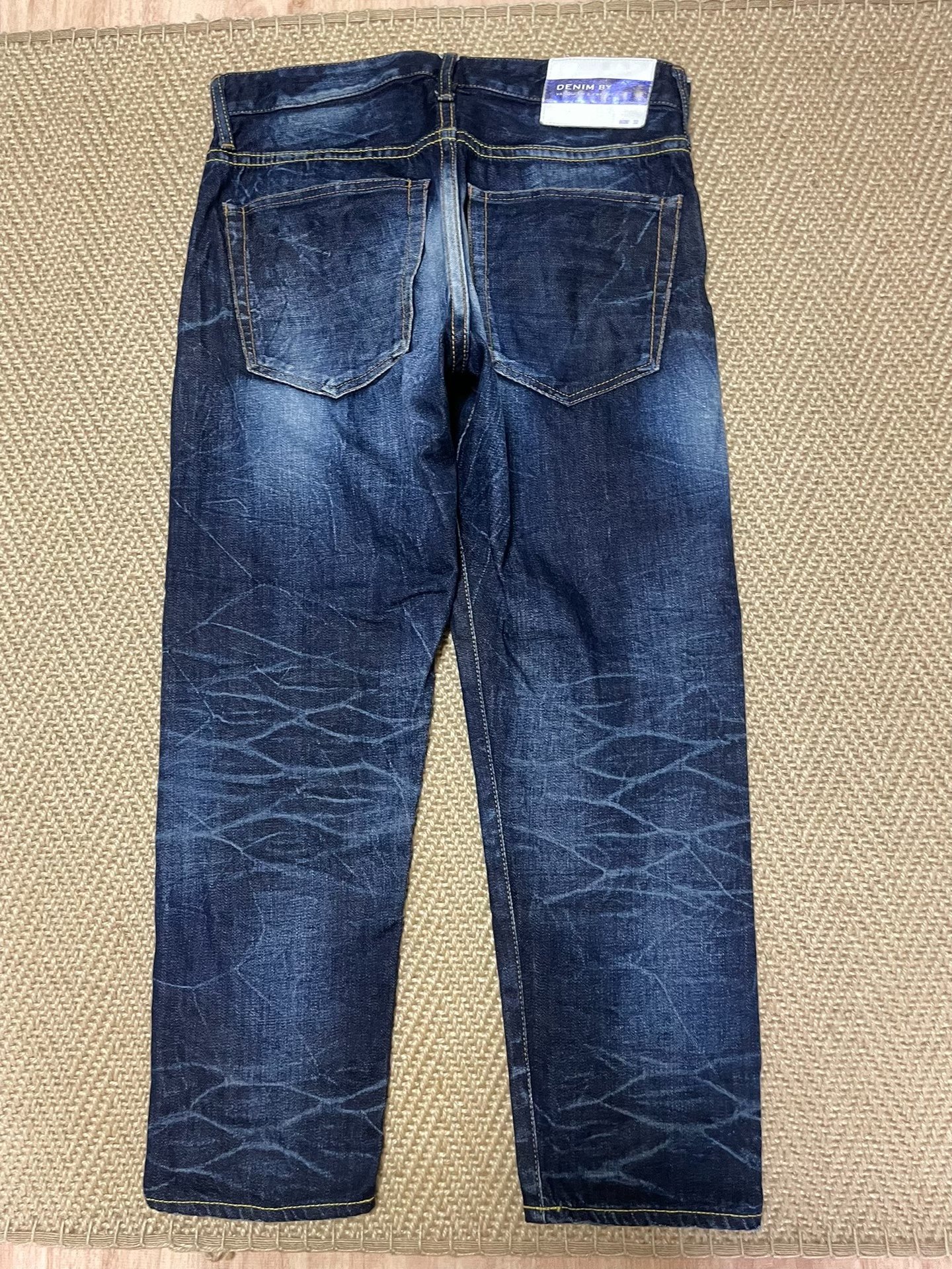 Vanquish & Fragment Cropped Denim Jeans — front