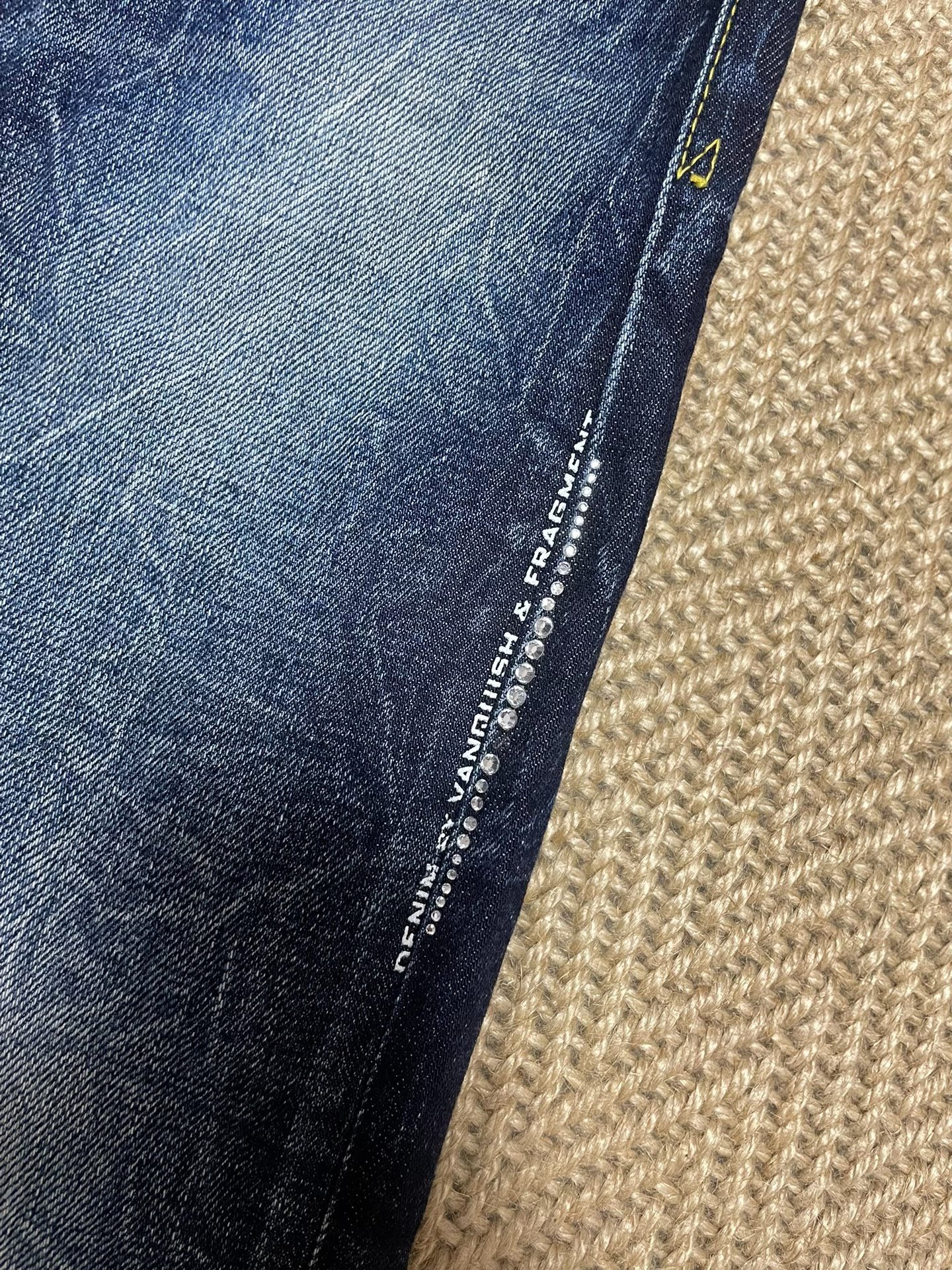 Vanquish & Fragment Cropped Denim Jeans — detail