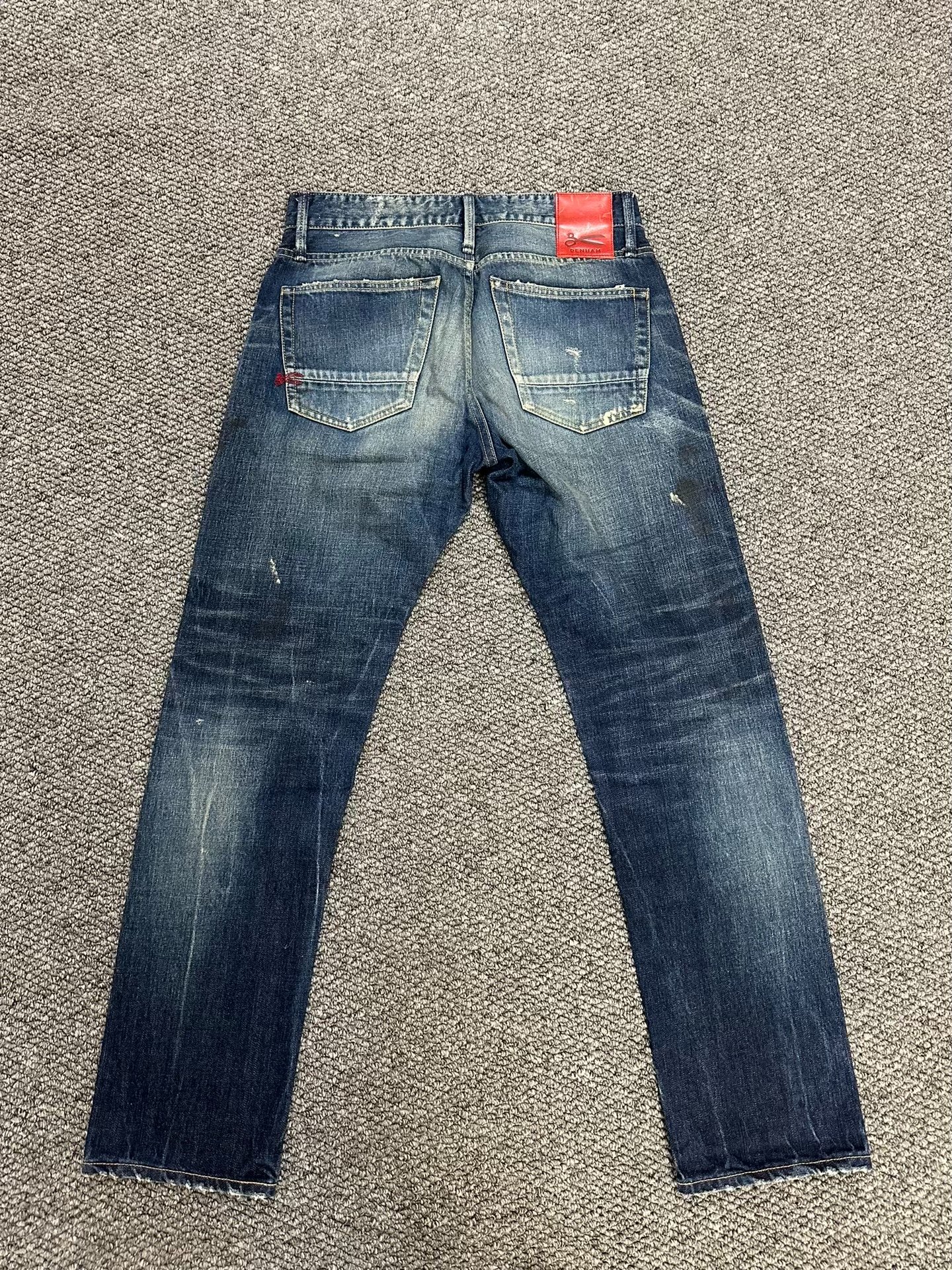 Denham Japan Made W30 L32 Jeans — label