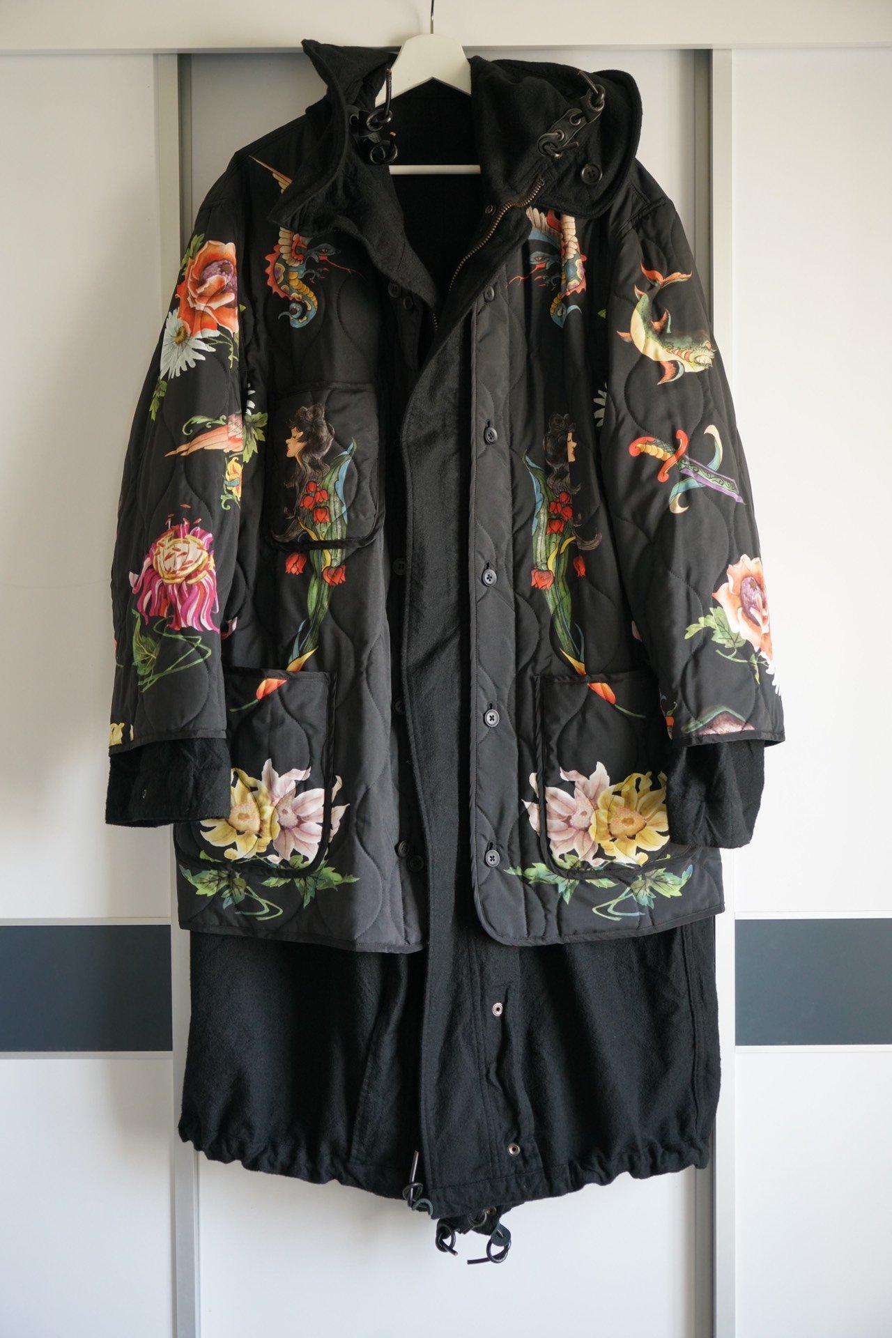 Yohji Yamamoto 03AW Double-Sided Tattoo Coat