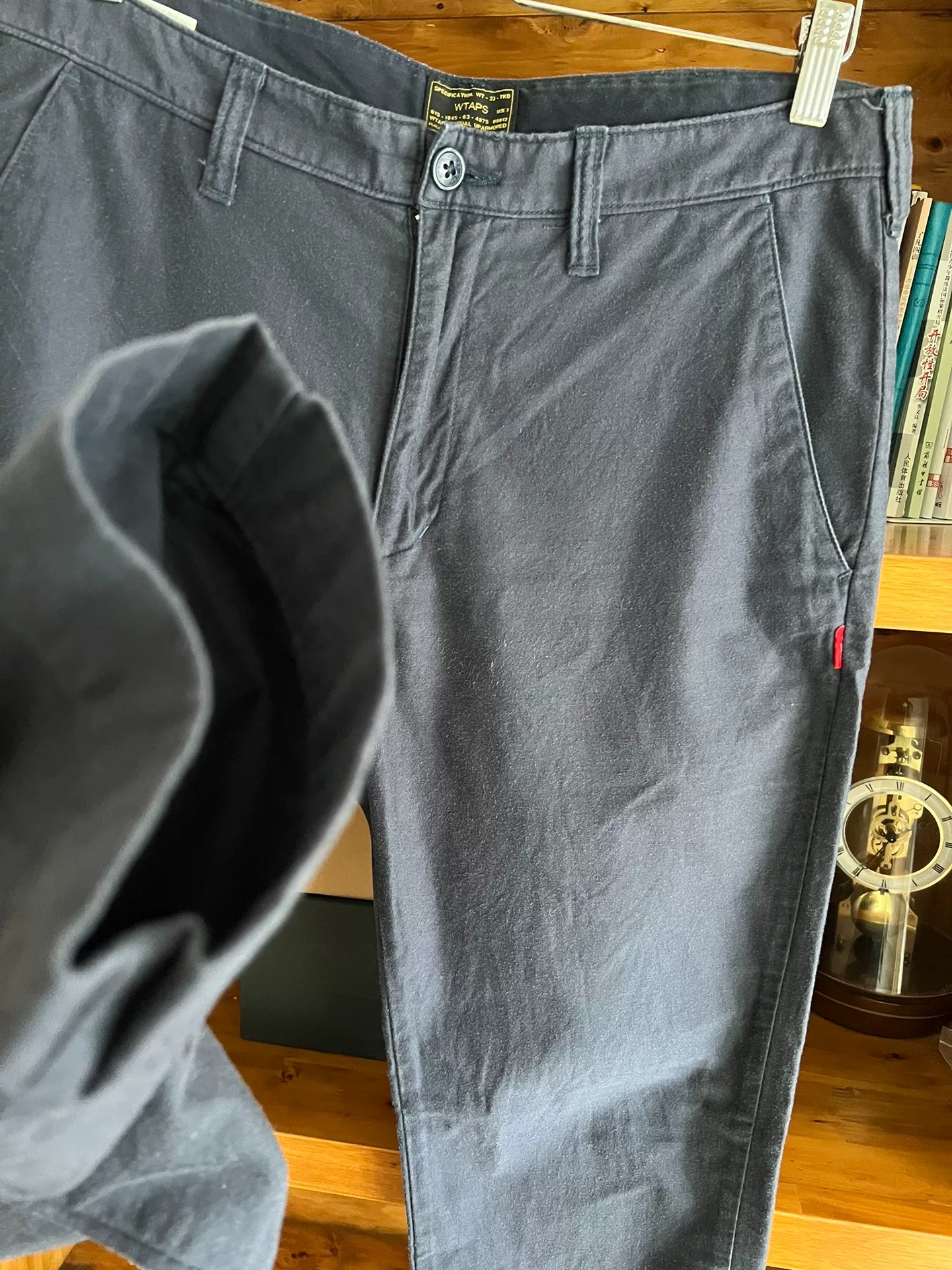 WTAPS Skinny Indigo Dyed Cargo Pants — back