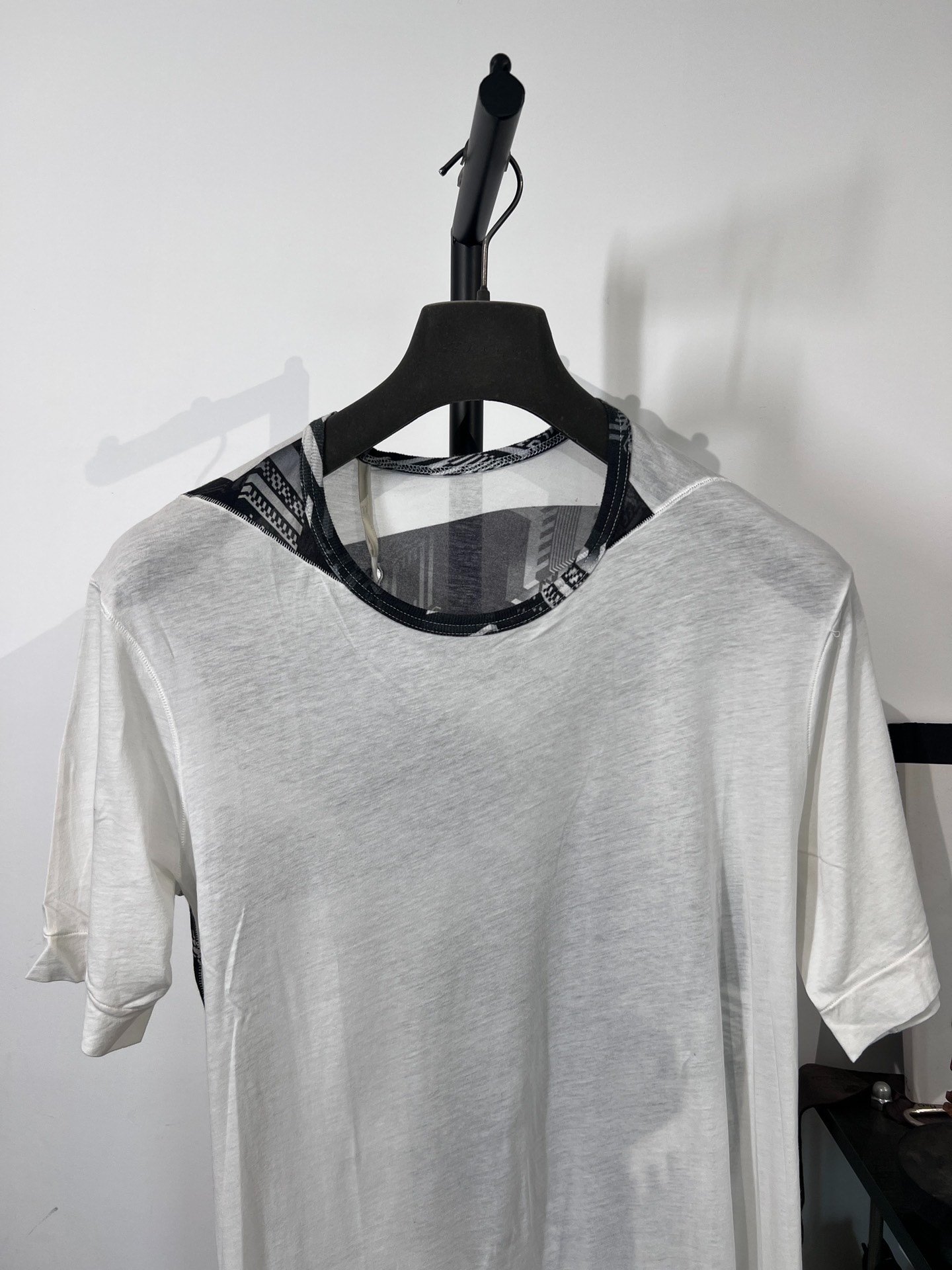 Boris Bidjan Saberi 11by bbs TS3F Geometric T-Shirt — back
