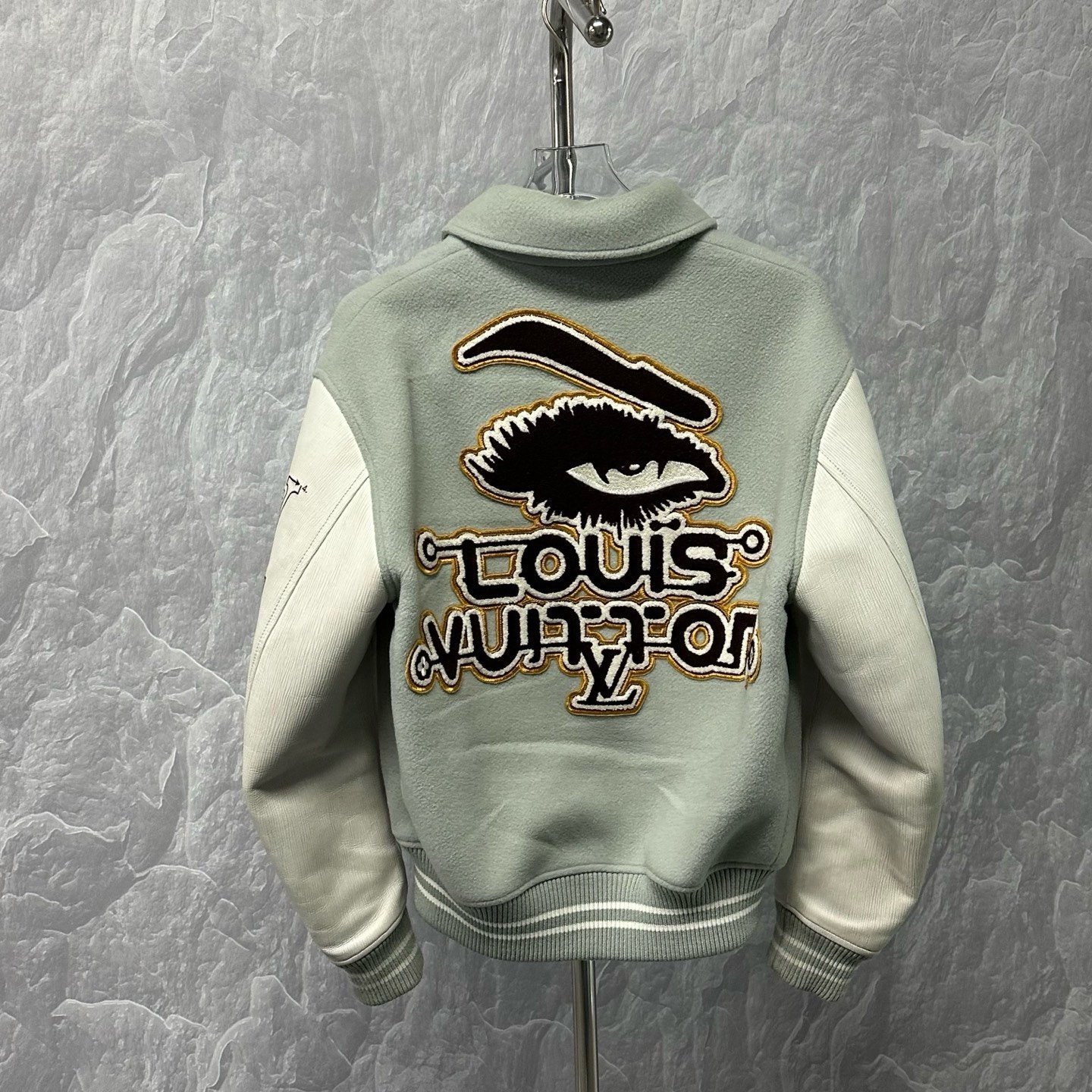 Louis Vuitton Green Devil Eye Embroidered Jacket — back