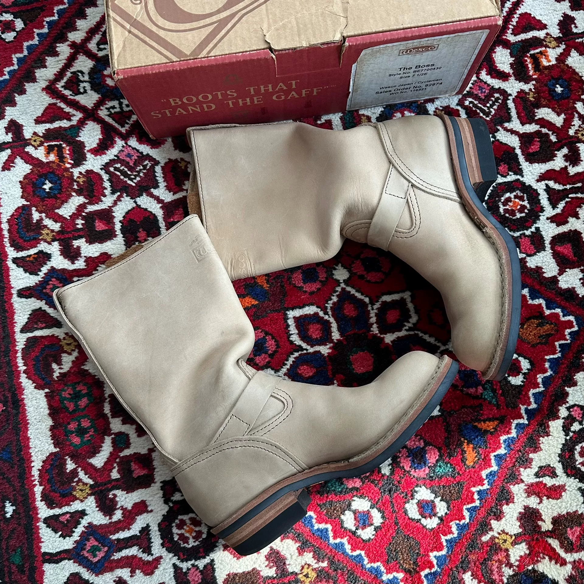 Wesco Boss Engineer Boots — detail