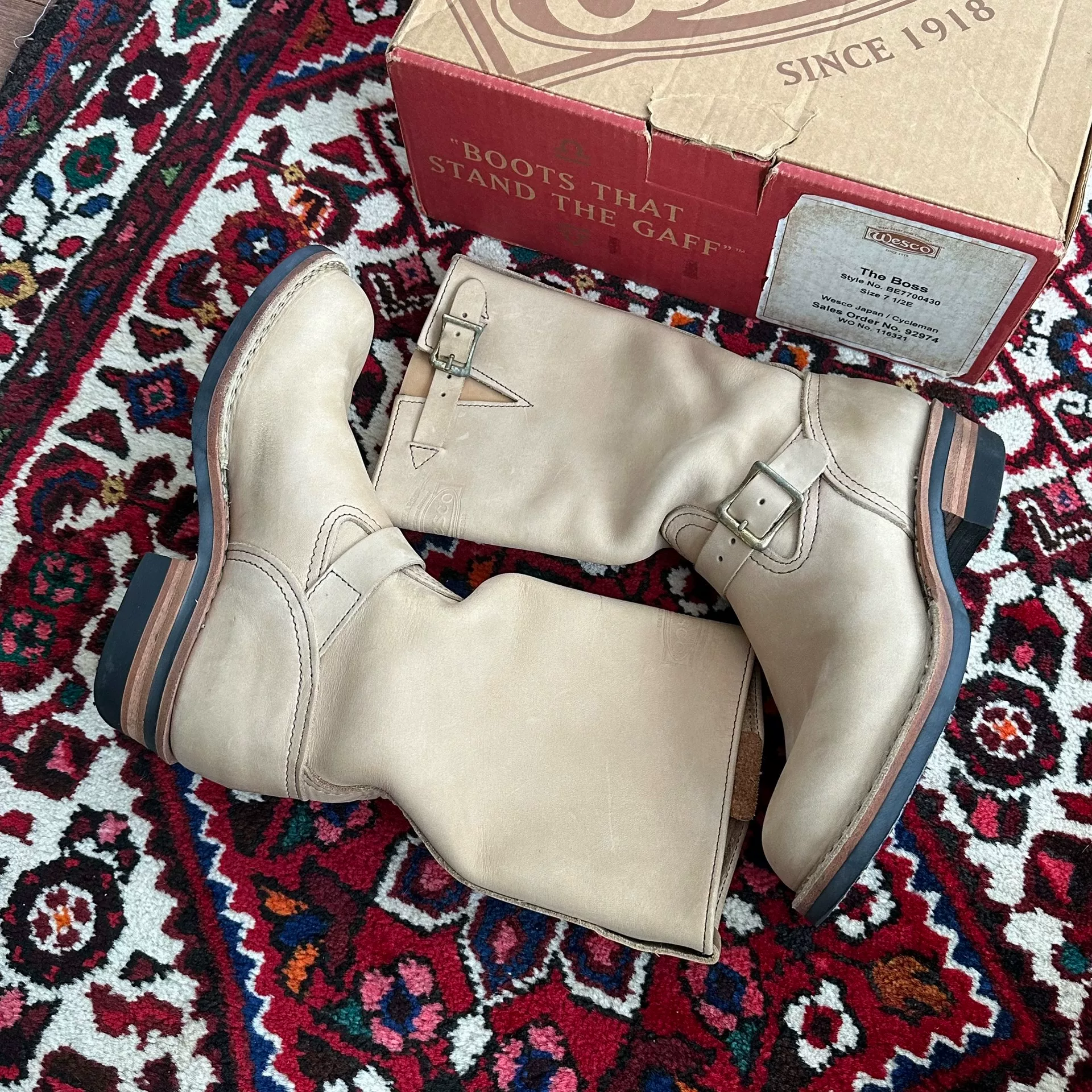 Wesco Boss Engineer Boots — front