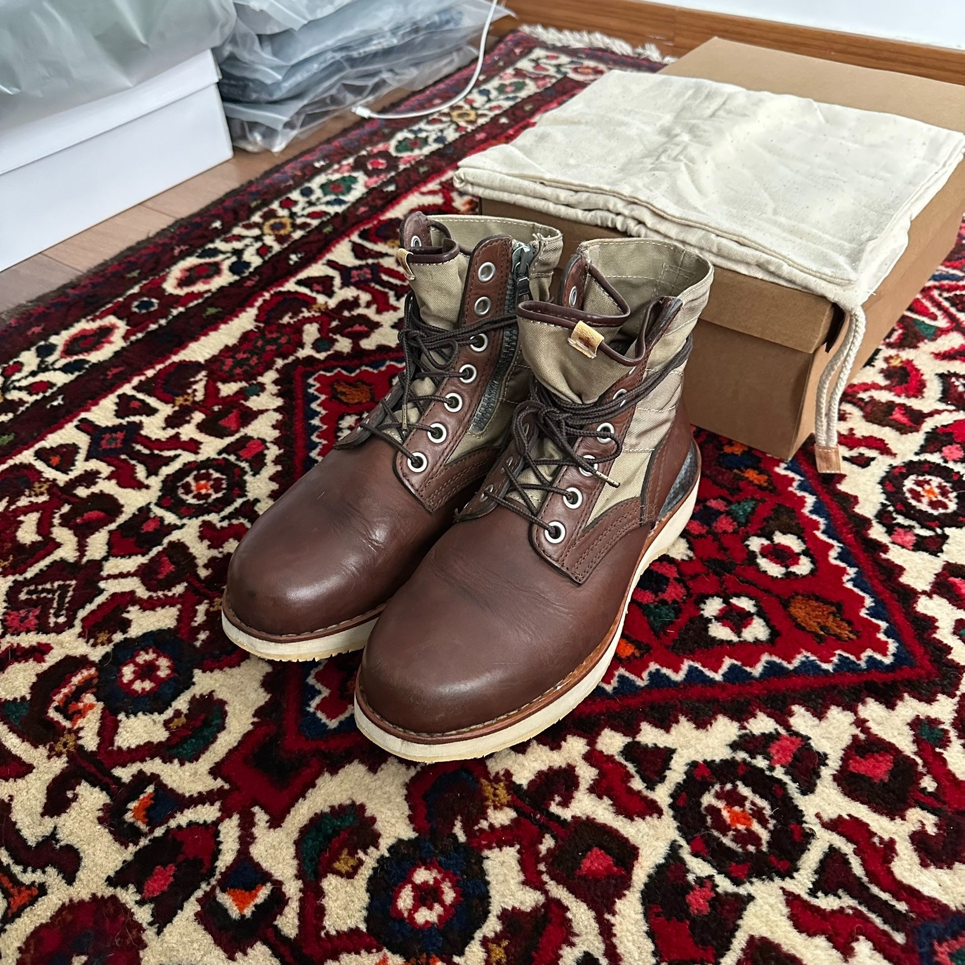 VISVIM 13AW 7-Hole Boots — detail
