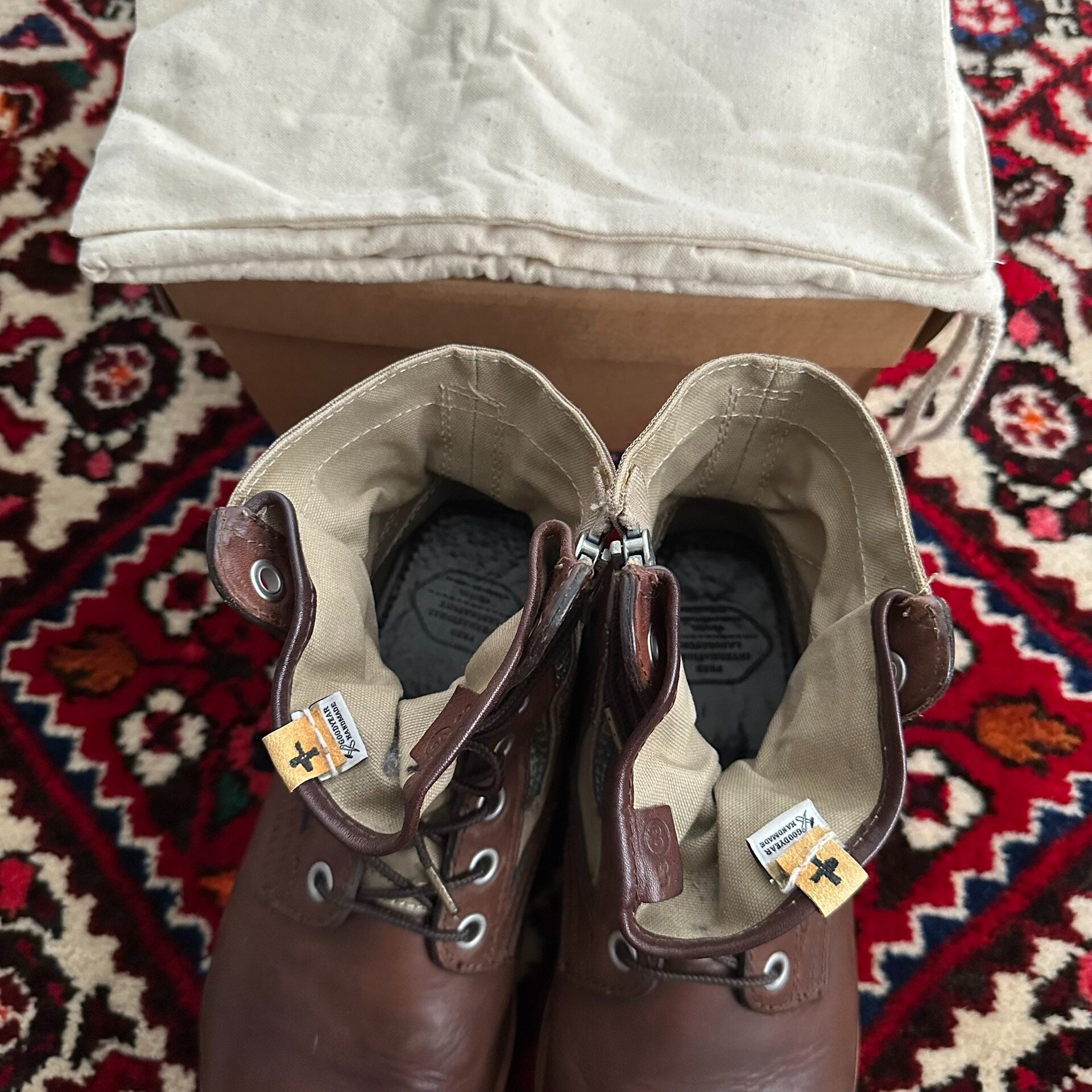 VISVIM 13AW 7-Hole Boots — label