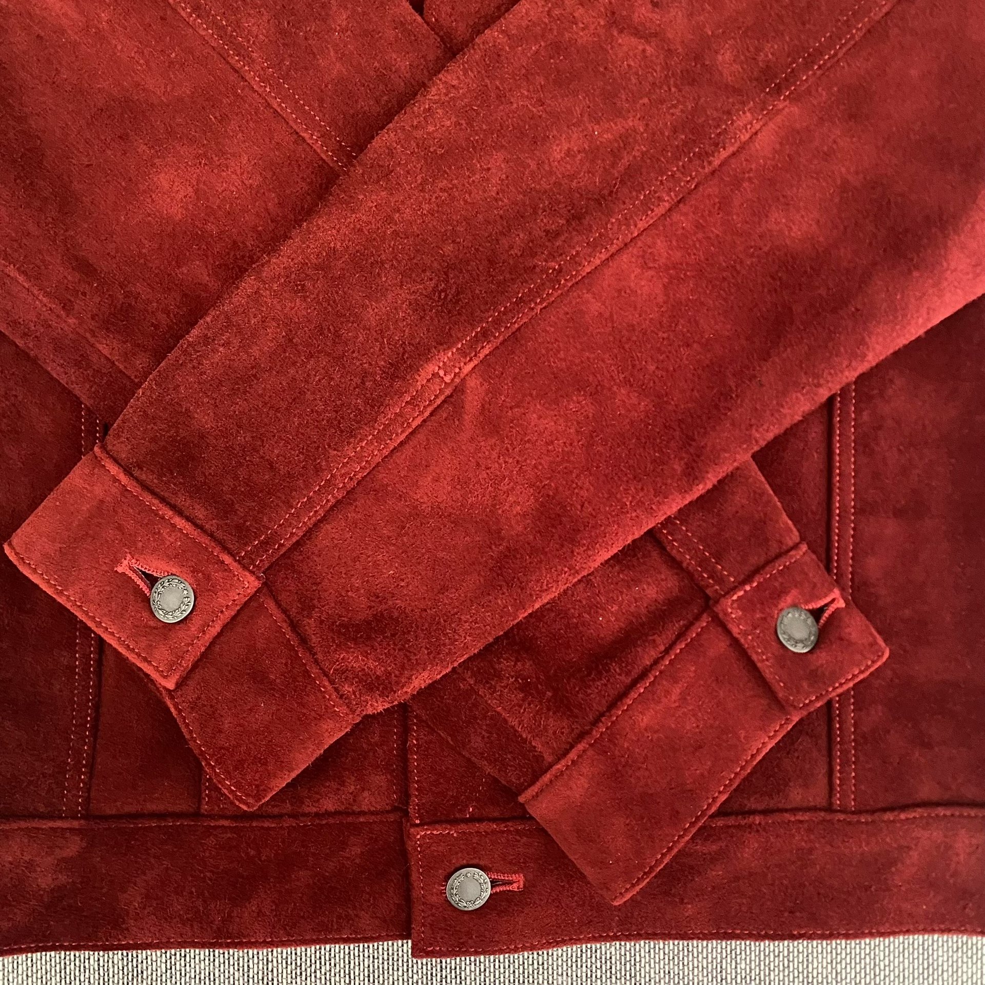 Double Helix Storm Rider Horsehide Jacket — label