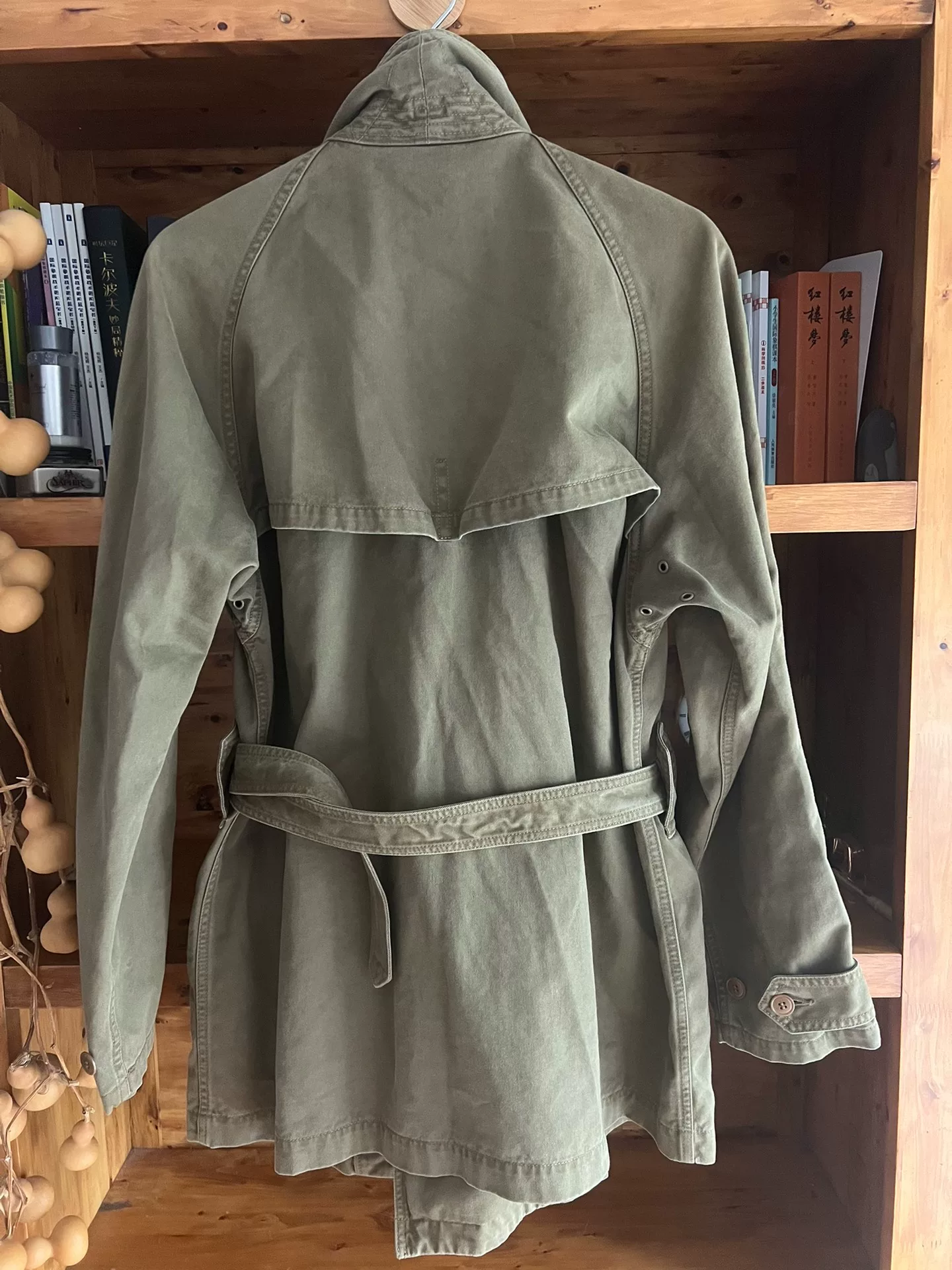 Colimbo 2022 French Military Canvas Coat — back