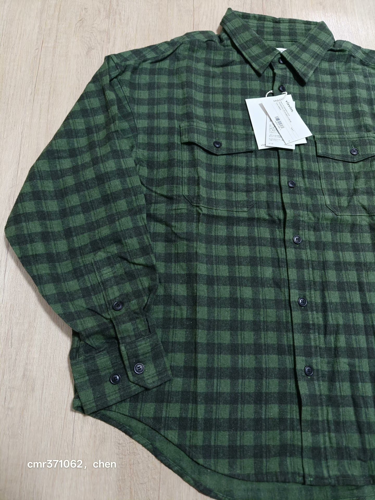 visvim 22AW Pioneer Khadi Check — front