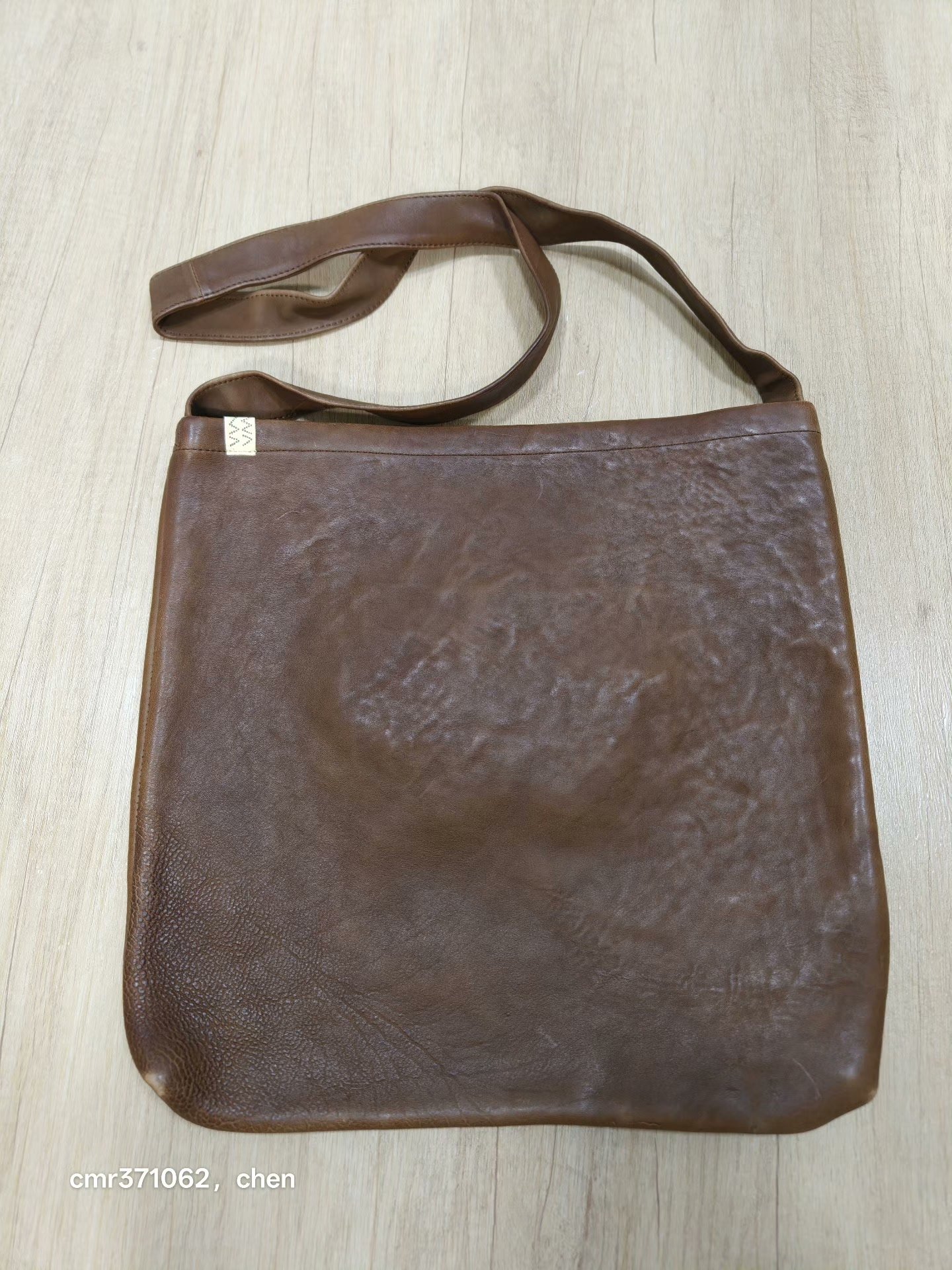 VISVIM 24AW Leather Record Bag DMGD