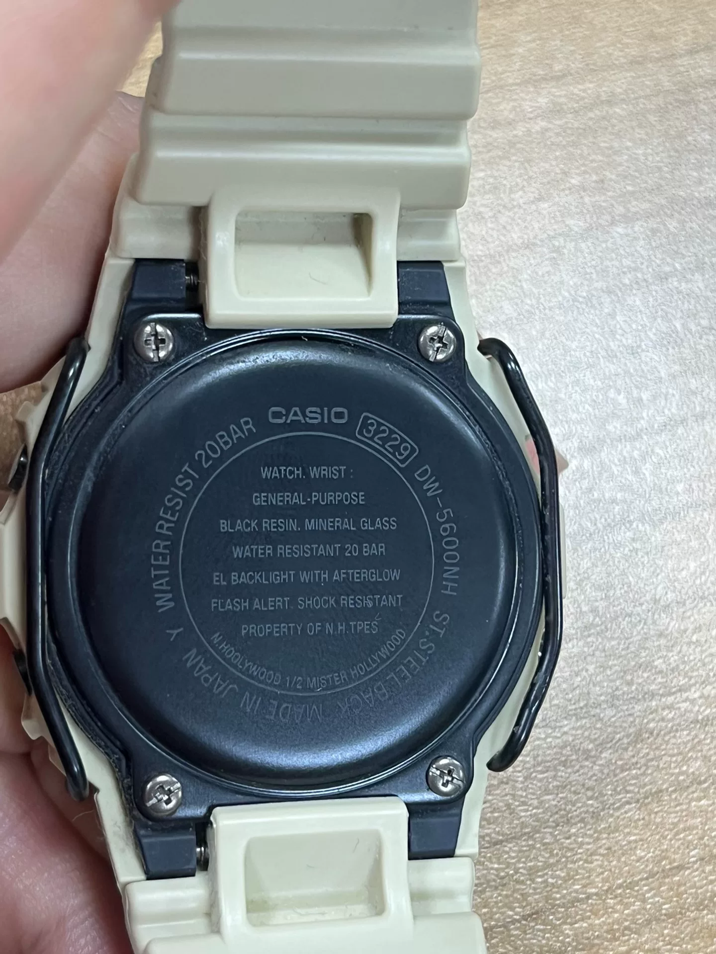 Casio G-Shock NHoolywood DW-5600NH — detail