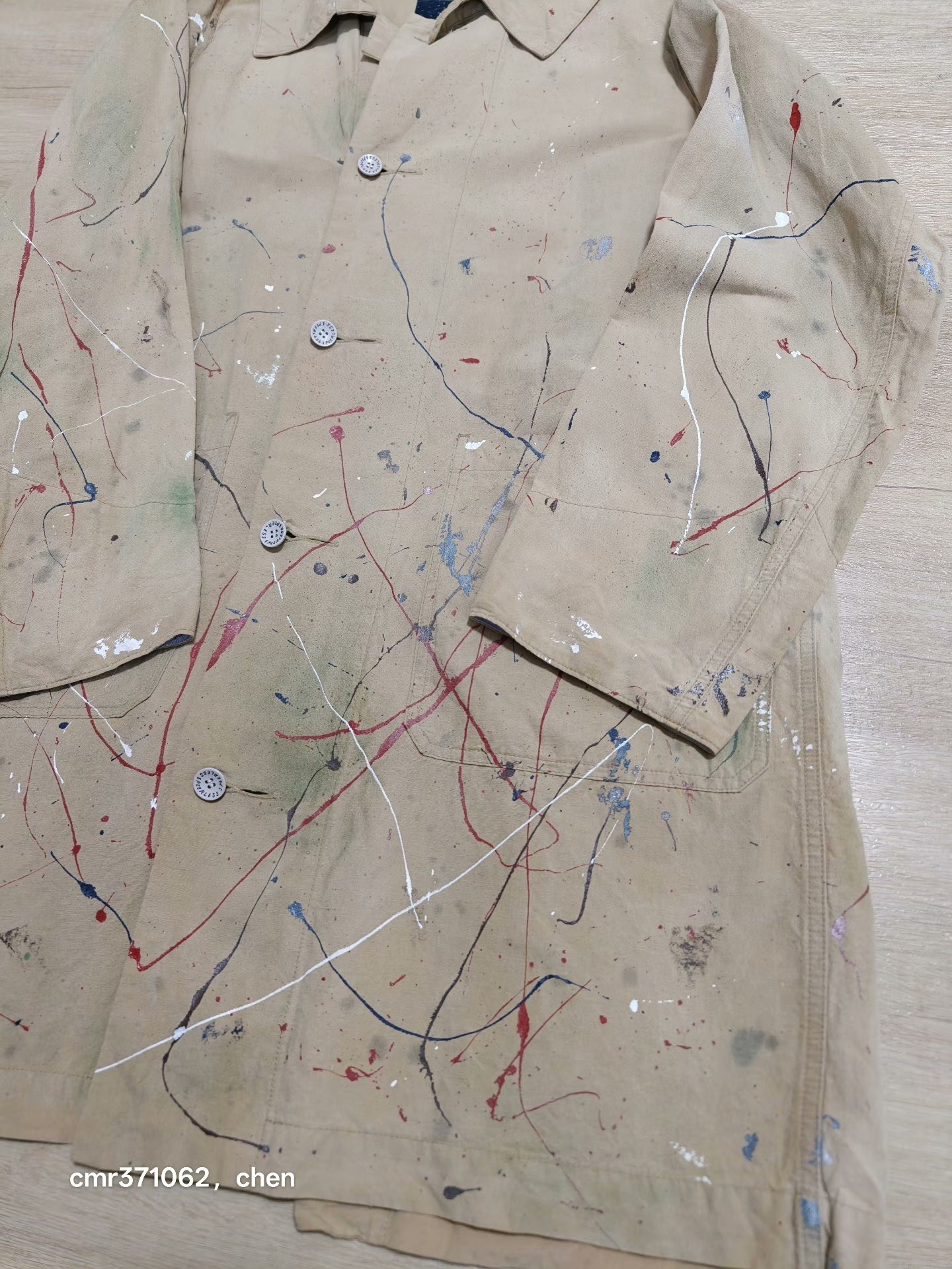 VISVIM 18 ICT Grease Monkey Coat — back