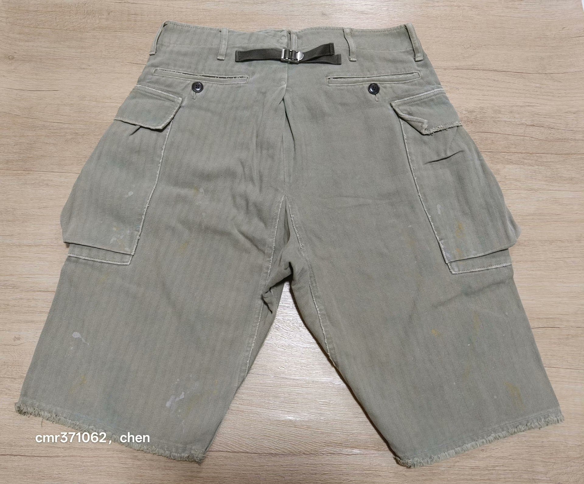 visvim 20ss Veterans Crash Shorts — label
