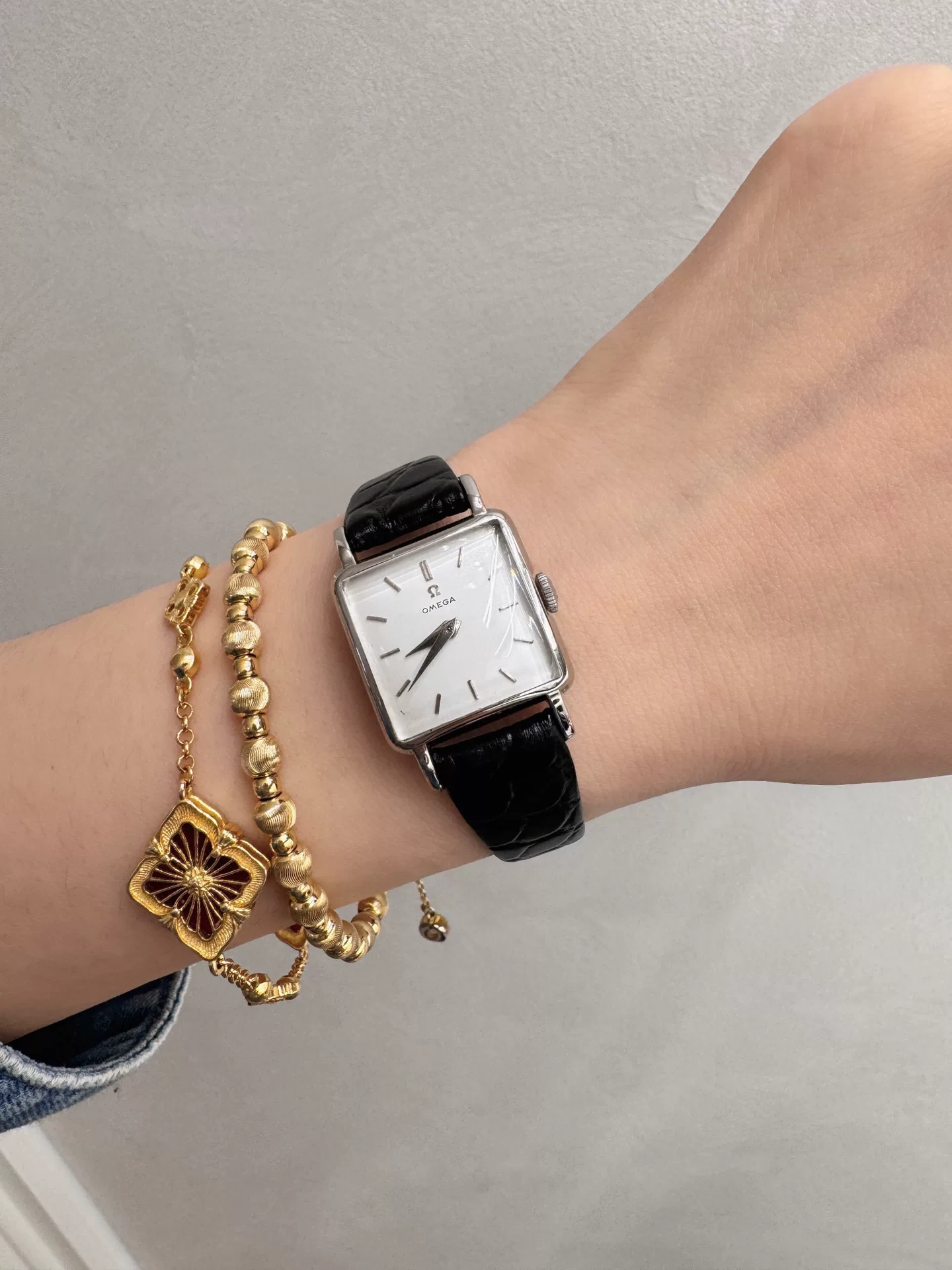 Omega Vintage Small Square Watch
