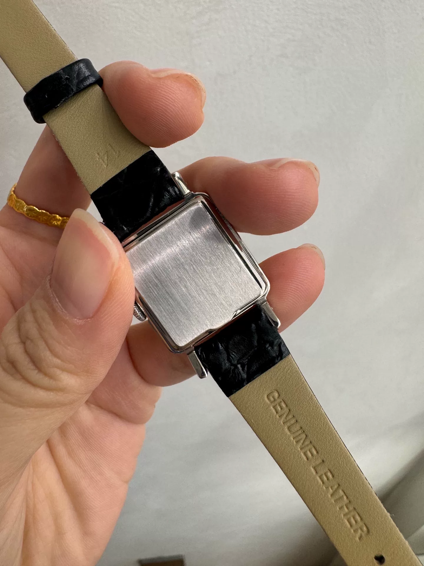 Omega Vintage Small Square Watch — detail