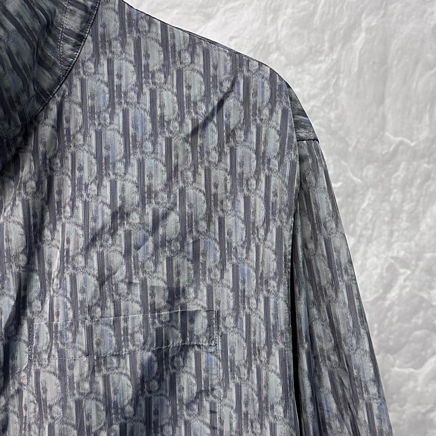 Dior FW25 Stand Collar Zip Jacket — detail