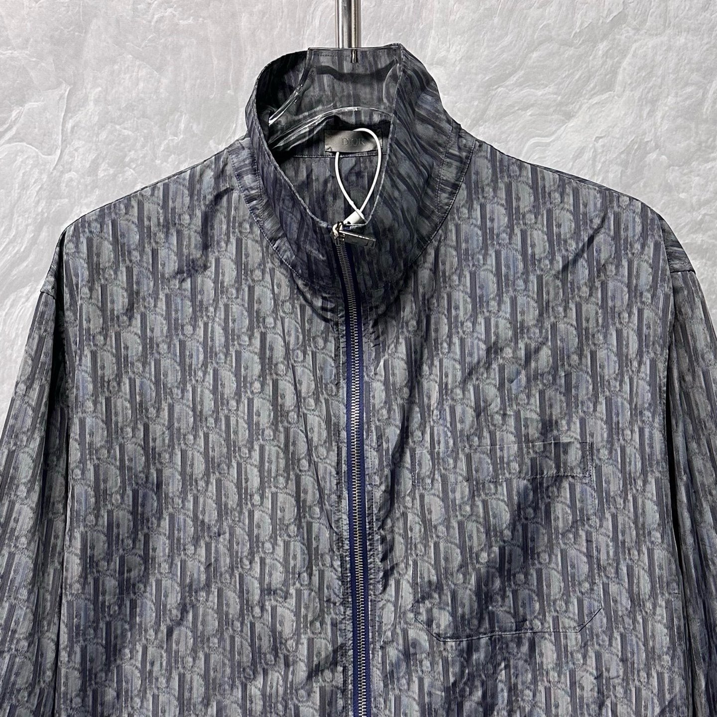 Dior FW25 Stand Collar Zip Jacket — front