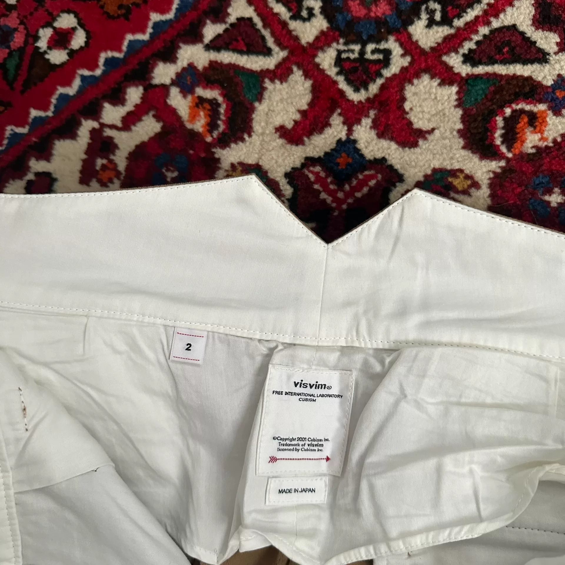 visvim 20ss Hakama Pants — label