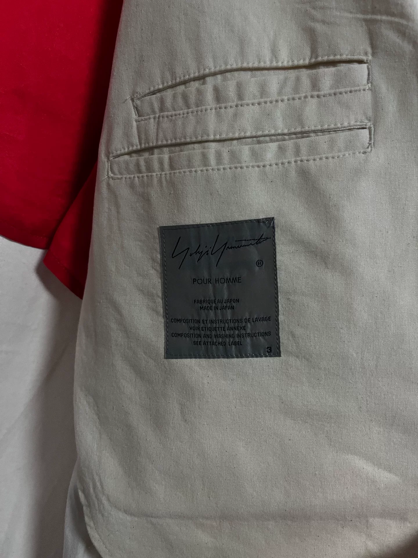 Yohji Yamamoto 17SS Isetan Limited Jacket — back