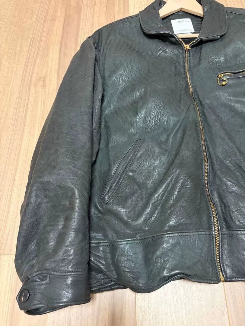 visvim SEWARD JKT IT Leather Jacket — detail