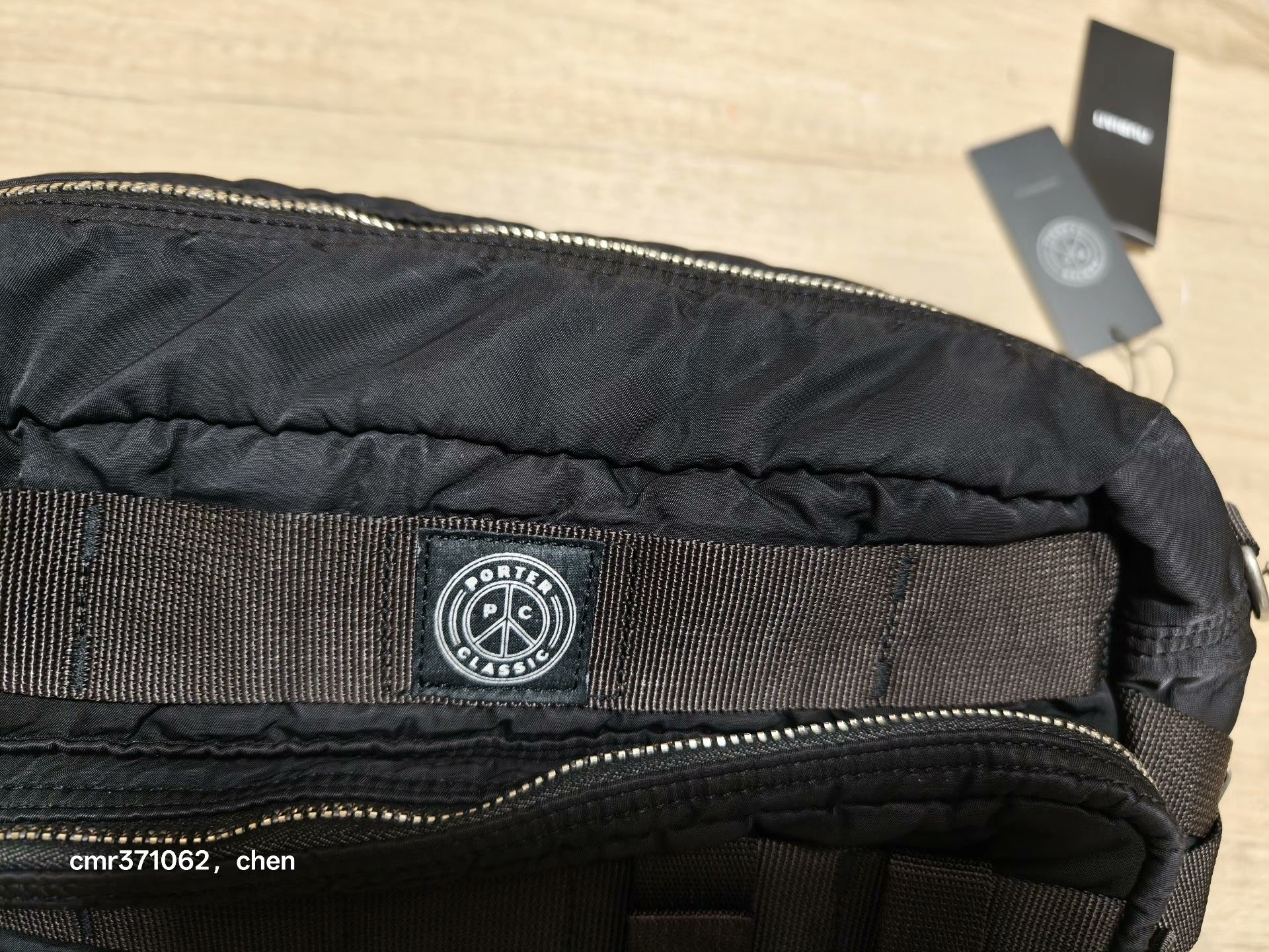 PORTER CLASSIC Super Nylon Waist Bag — detail