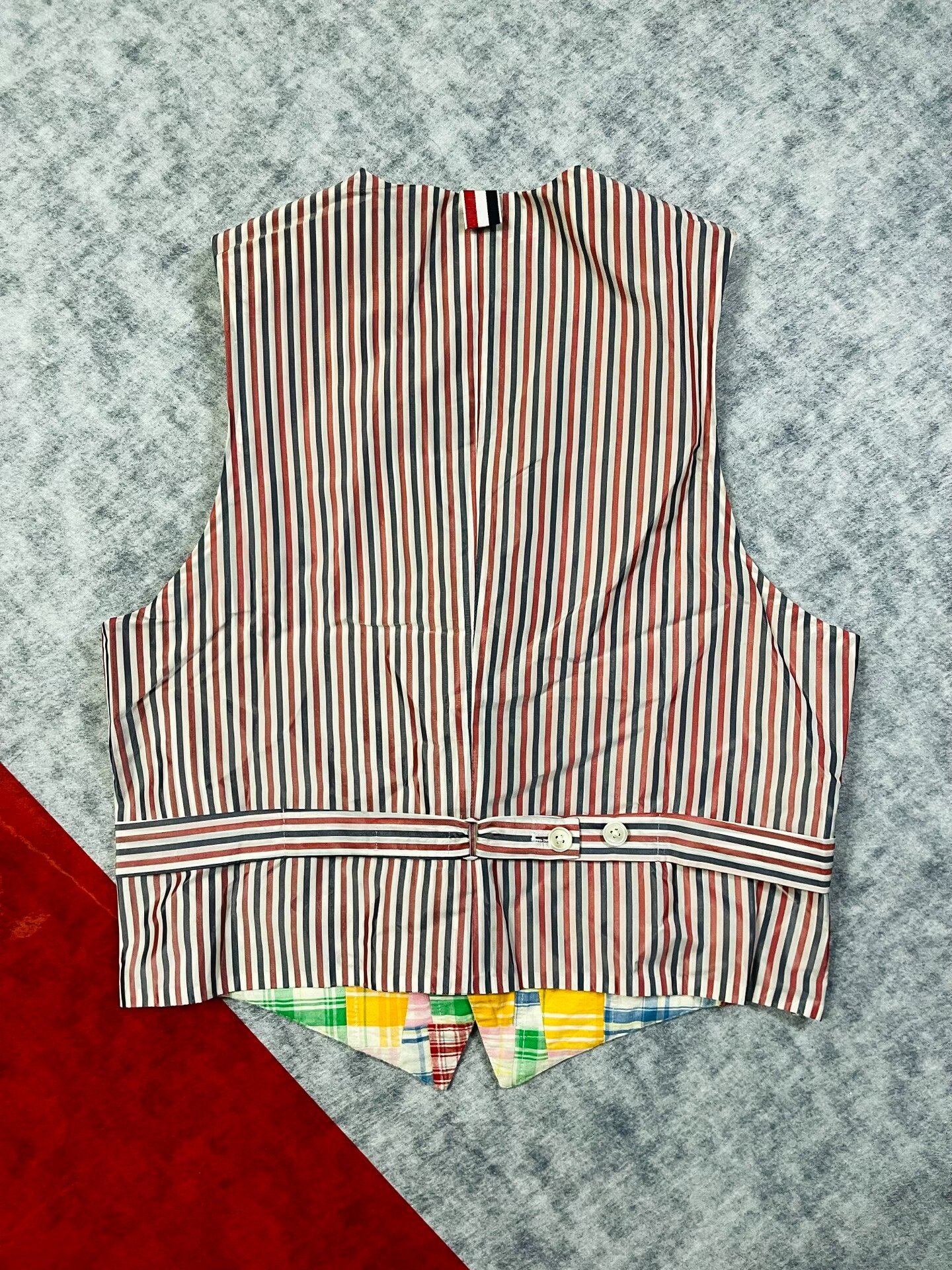 Thom Browne 13SS Multi Color Vest — front