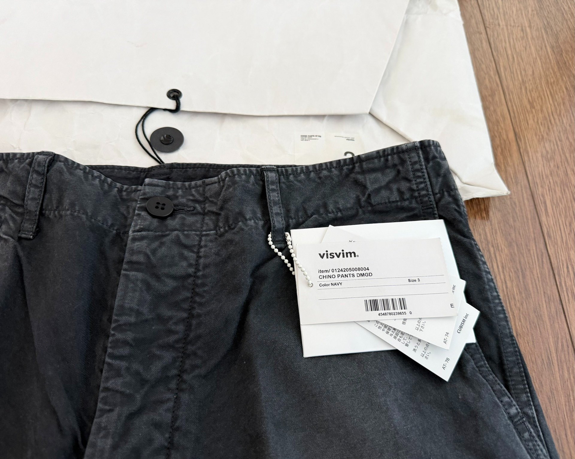 VISVIM 24AW CHINO PANTS DMGD — detail