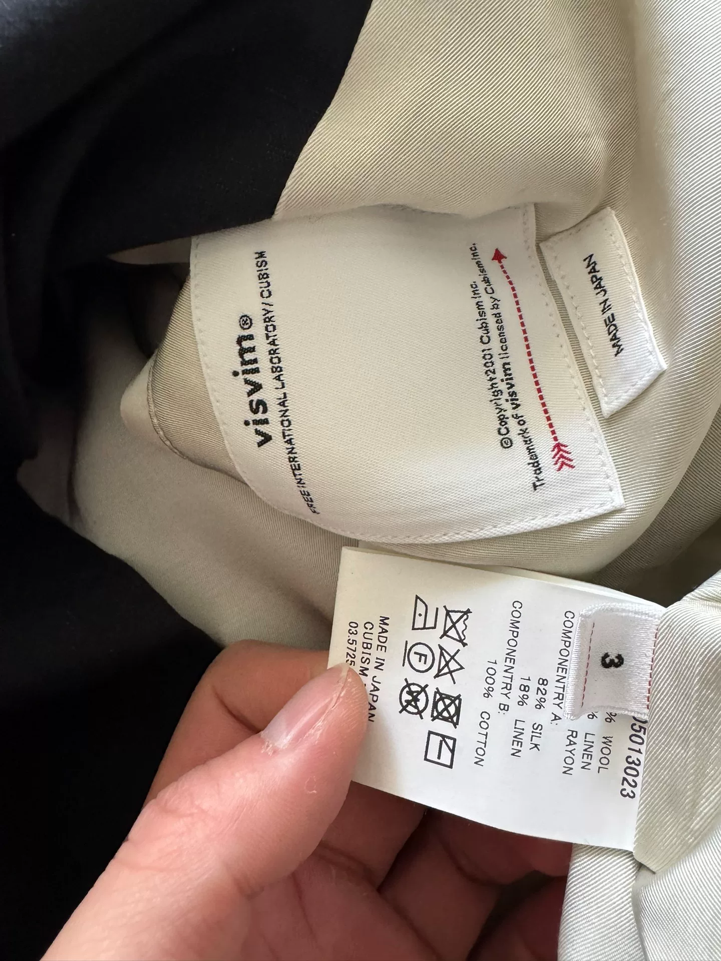 VISVIM 24SS BOWEN BLAZER — detail
