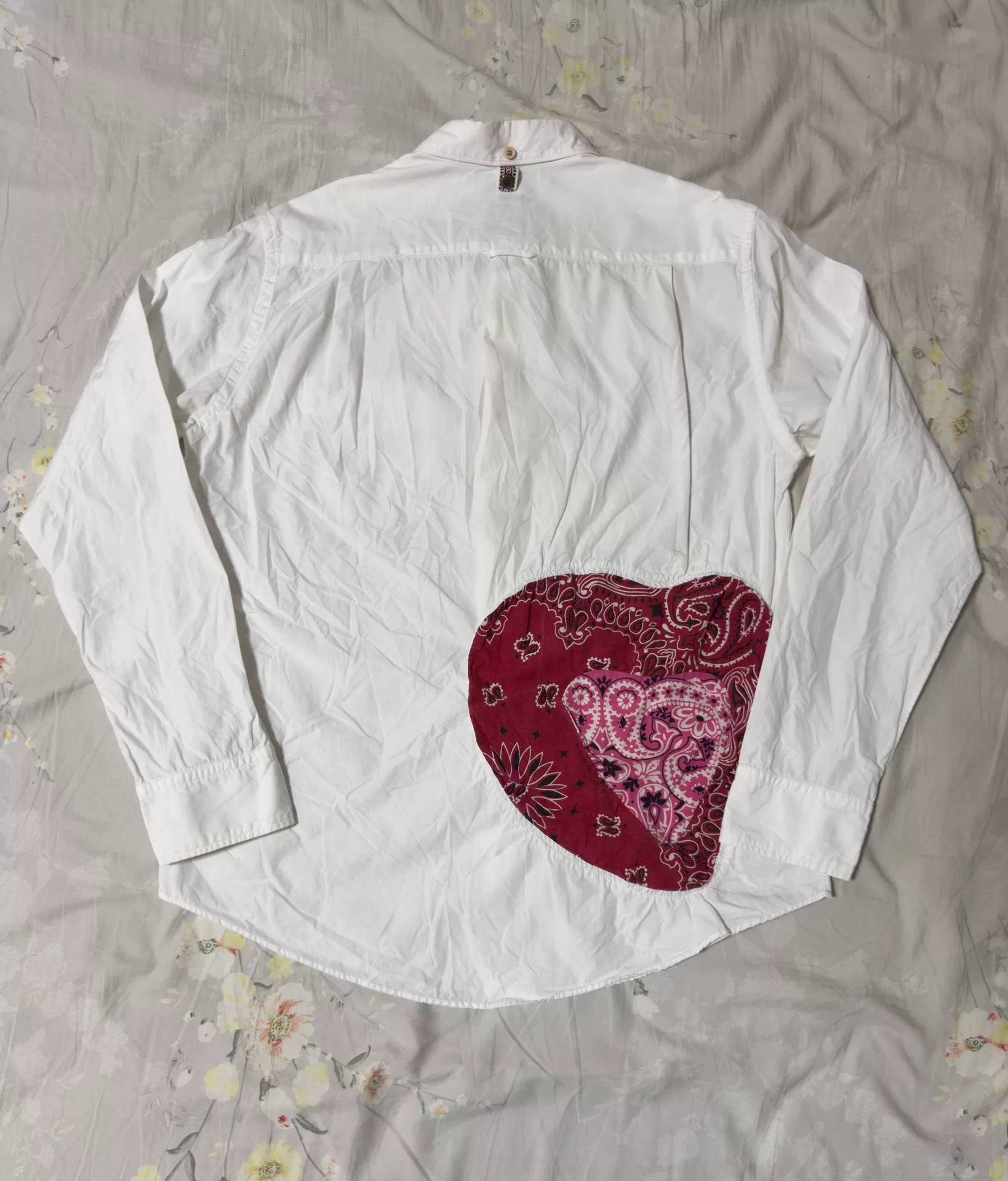 visvim ict 14ss Limited Patchwork Heart Shirt — front