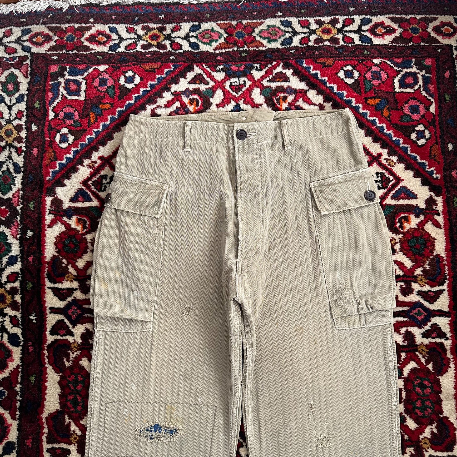 VISVIM 19AW SPOT VETERANS PANTS — detail