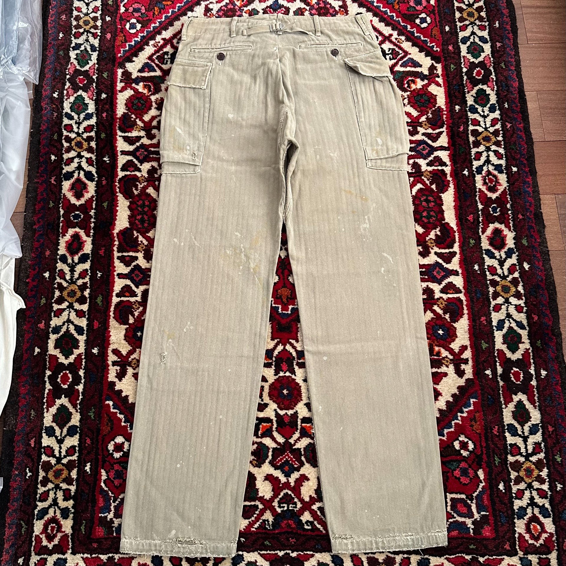 VISVIM 19AW SPOT VETERANS PANTS — front