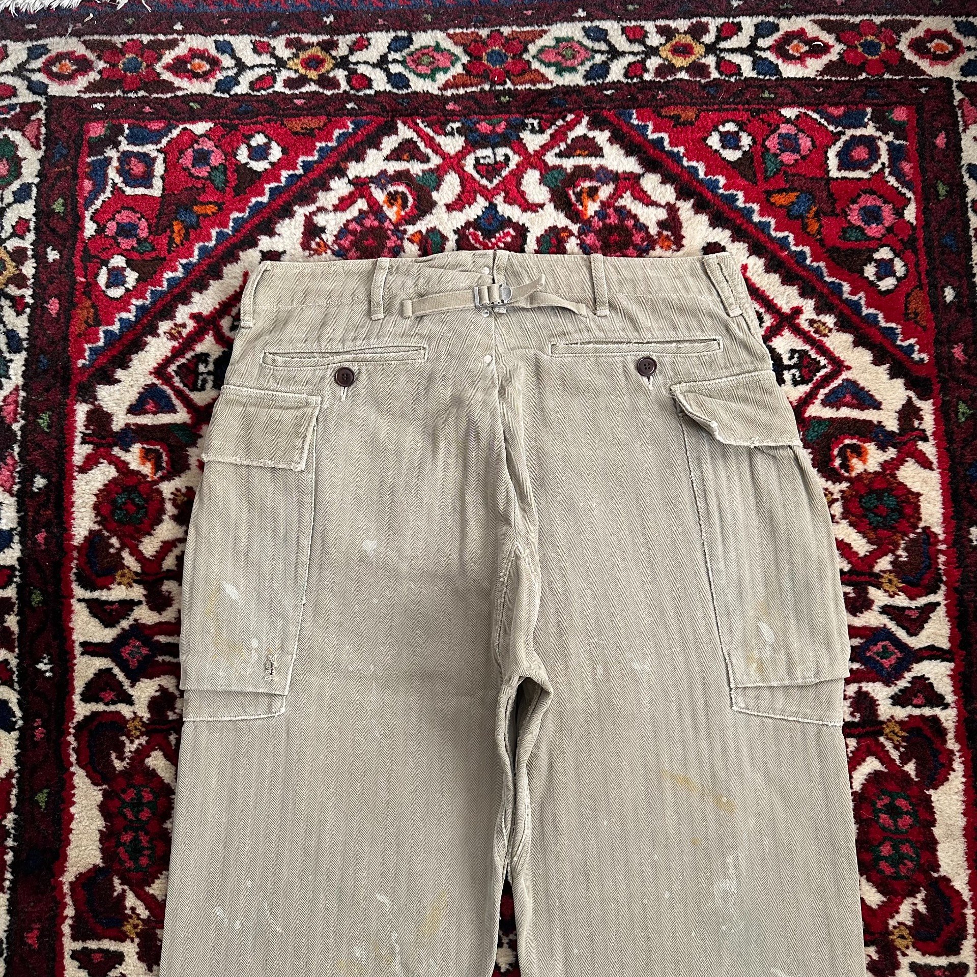 VISVIM 19AW SPOT VETERANS PANTS — back