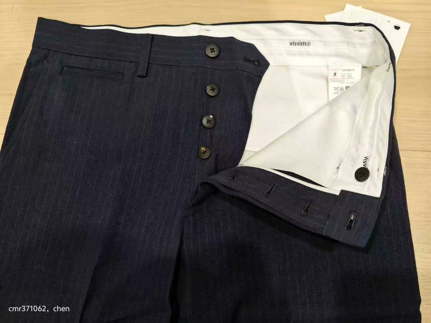 VISVIM 22SS STETSON SLACKS SANTOME — back