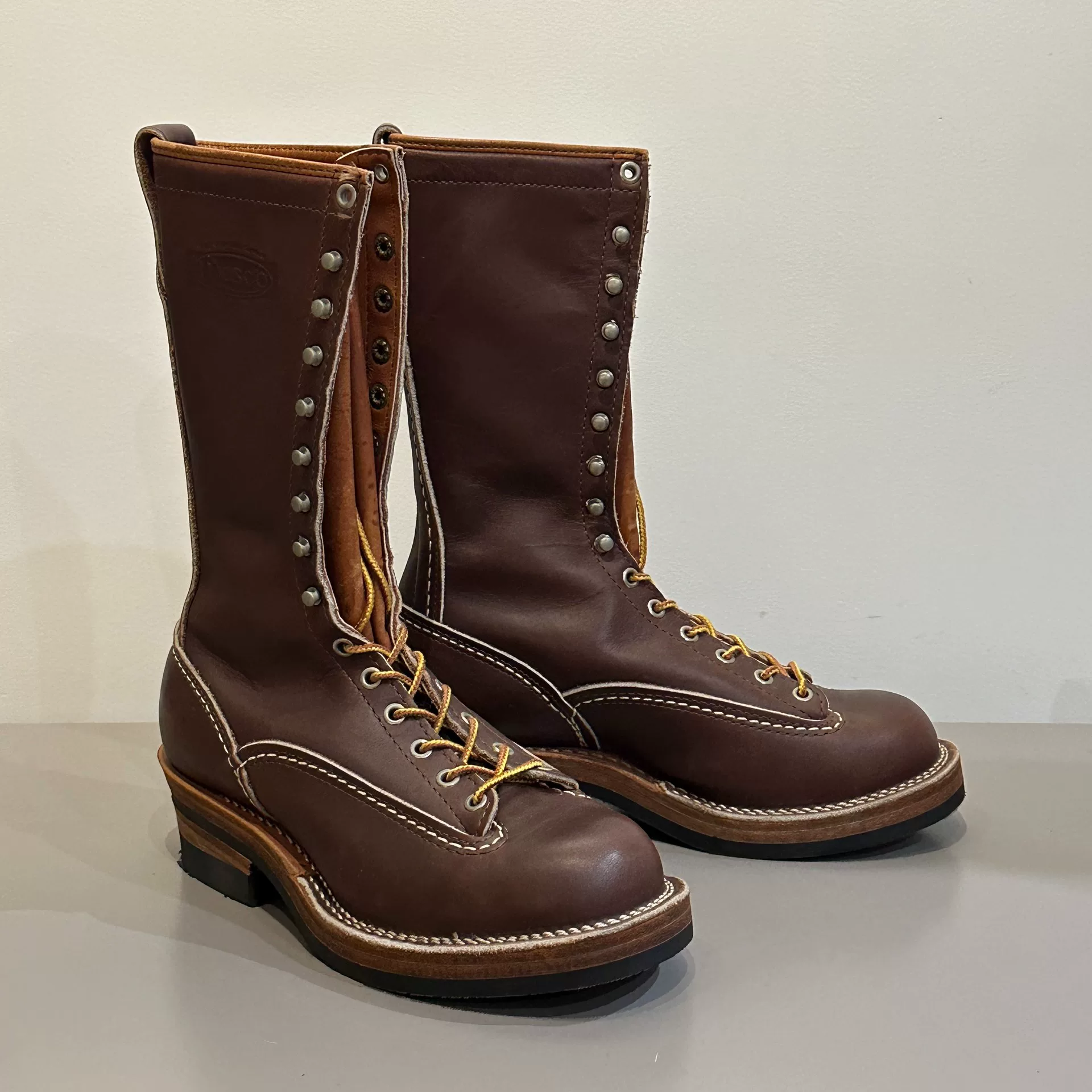 Wesco Jobmaster 6.5d Leather Boots — detail