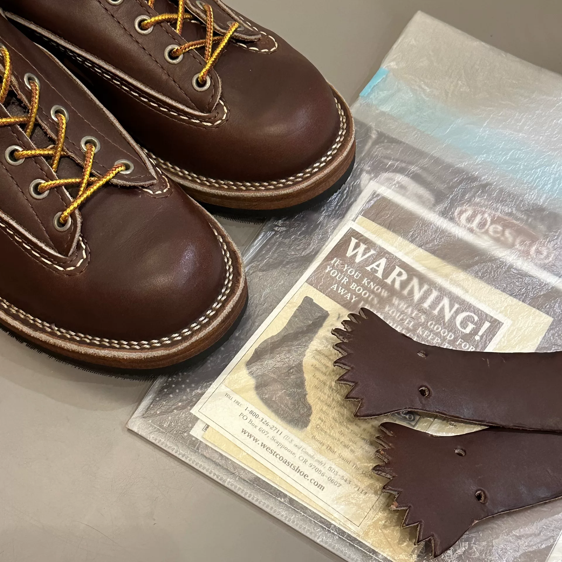 Wesco Jobmaster 6.5d Leather Boots — front