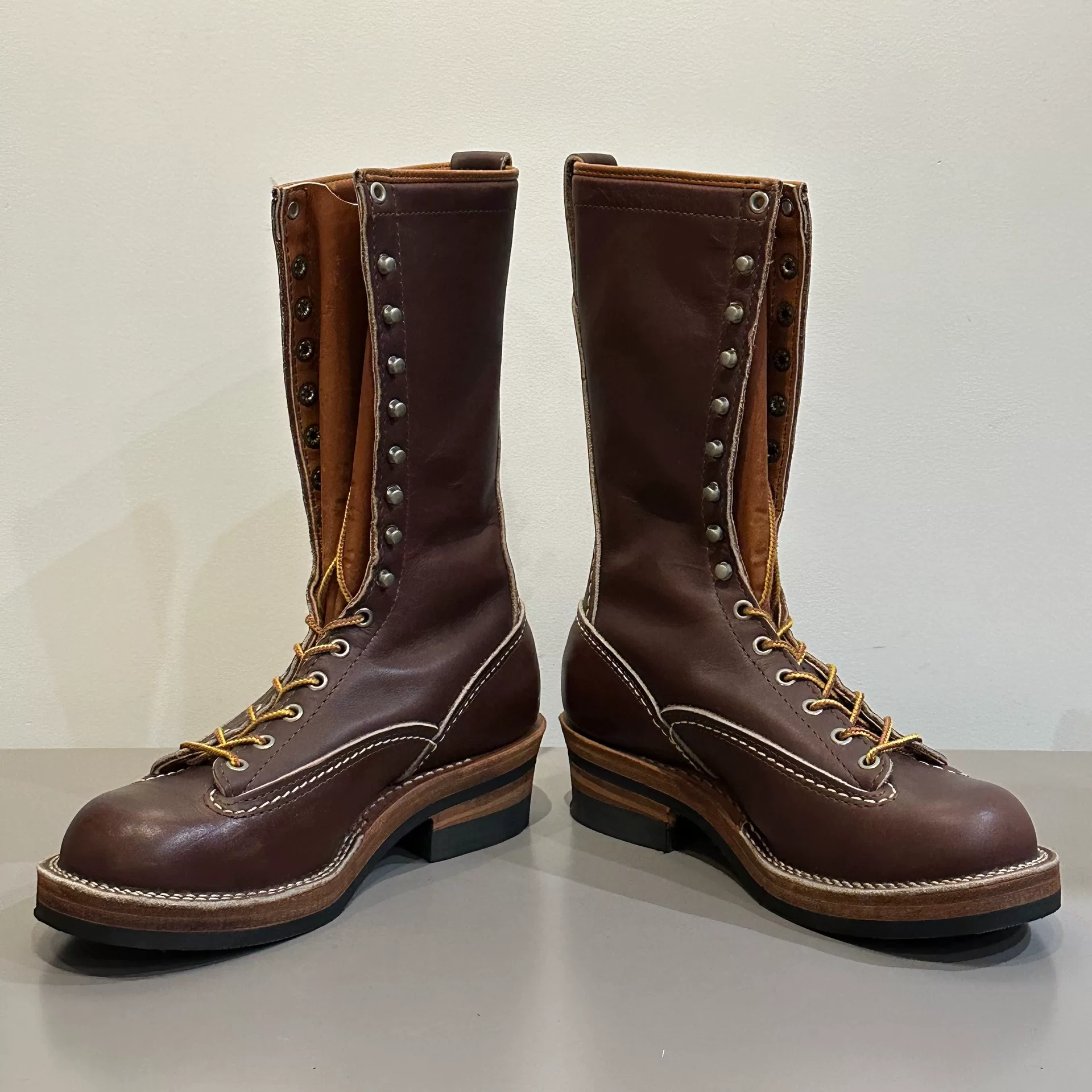 Wesco Jobmaster 6.5d Leather Boots — label