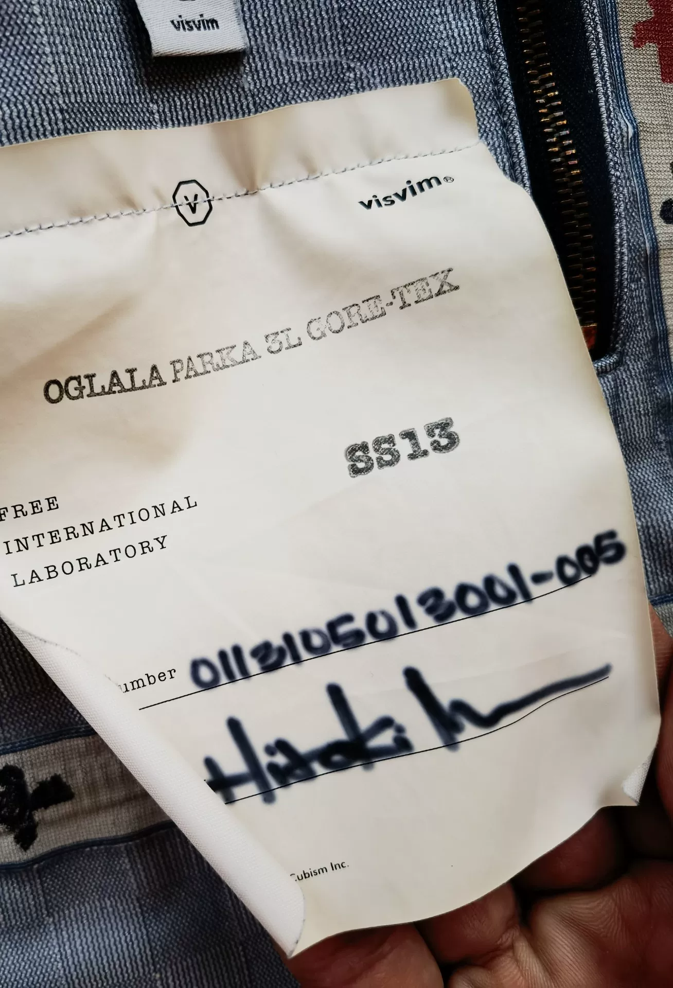 Visvim 13aw Oglala Parka 3L Gtx — back